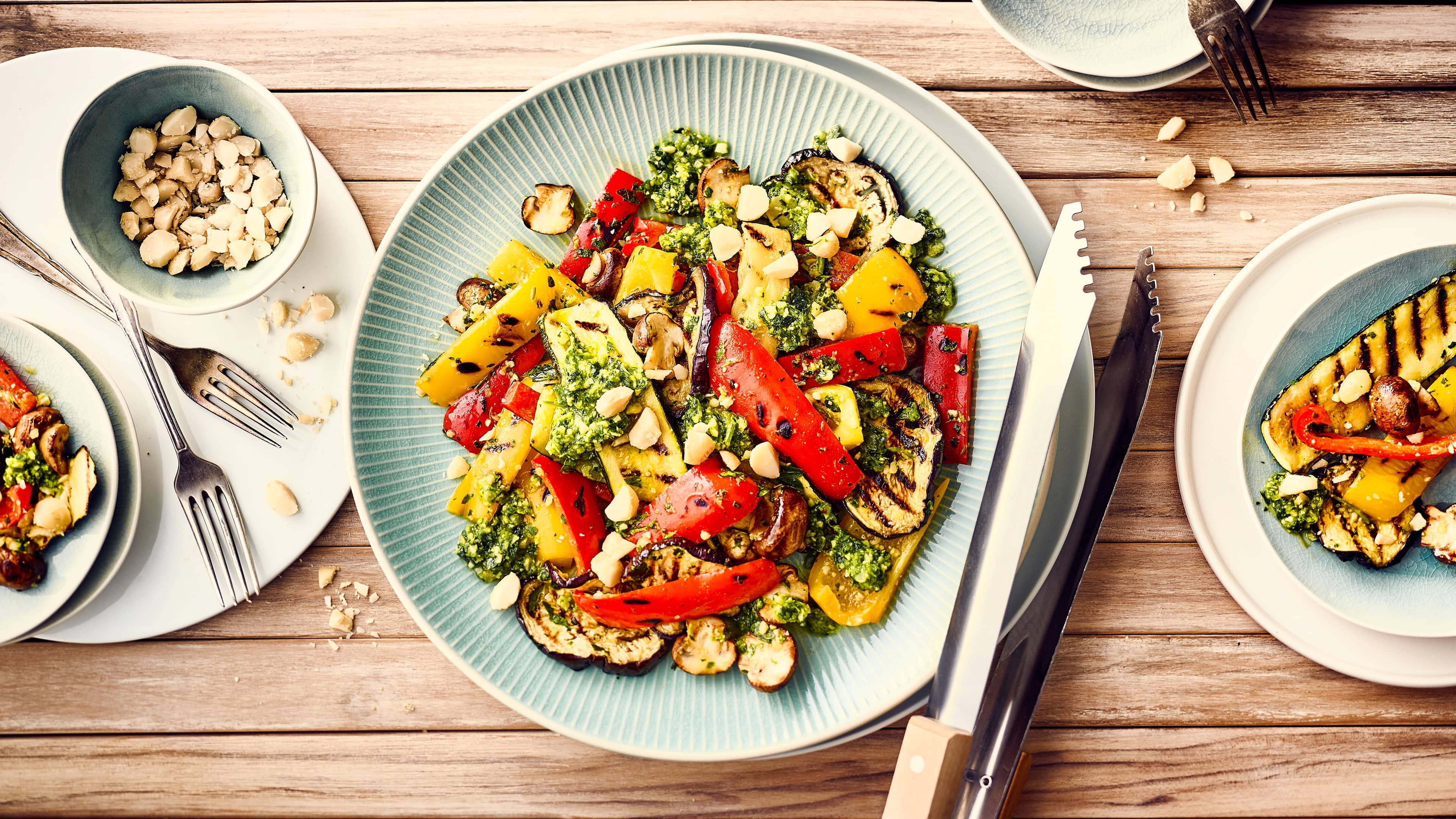 Gegrillter Gemüsesalat Gegrillter Gemüsesalat