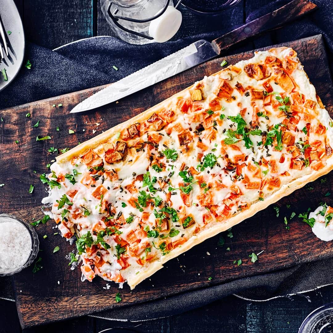 Süßkartoffel Quiche