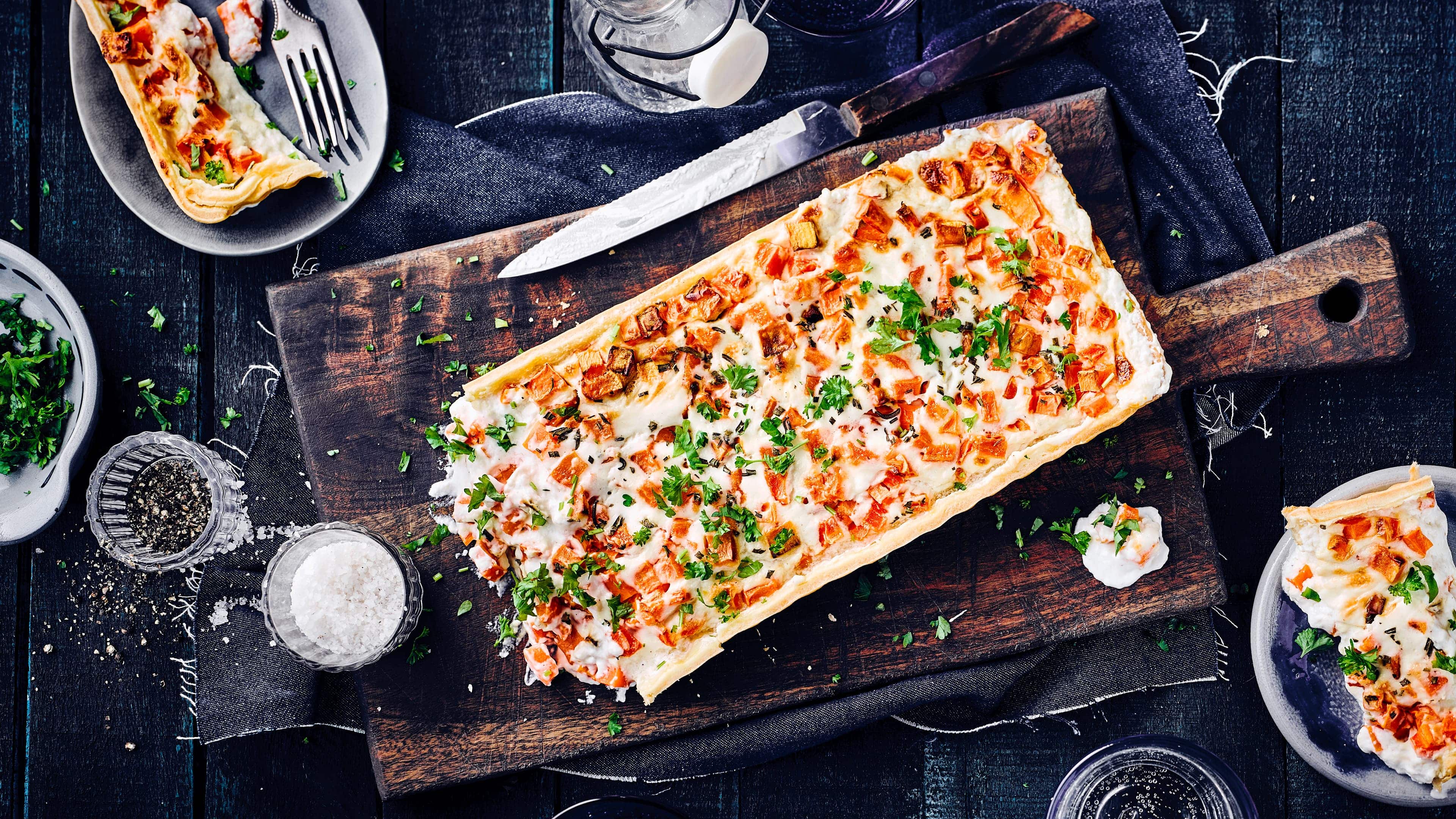 Süßkartoffel Quiche Süßkartoffel Quiche