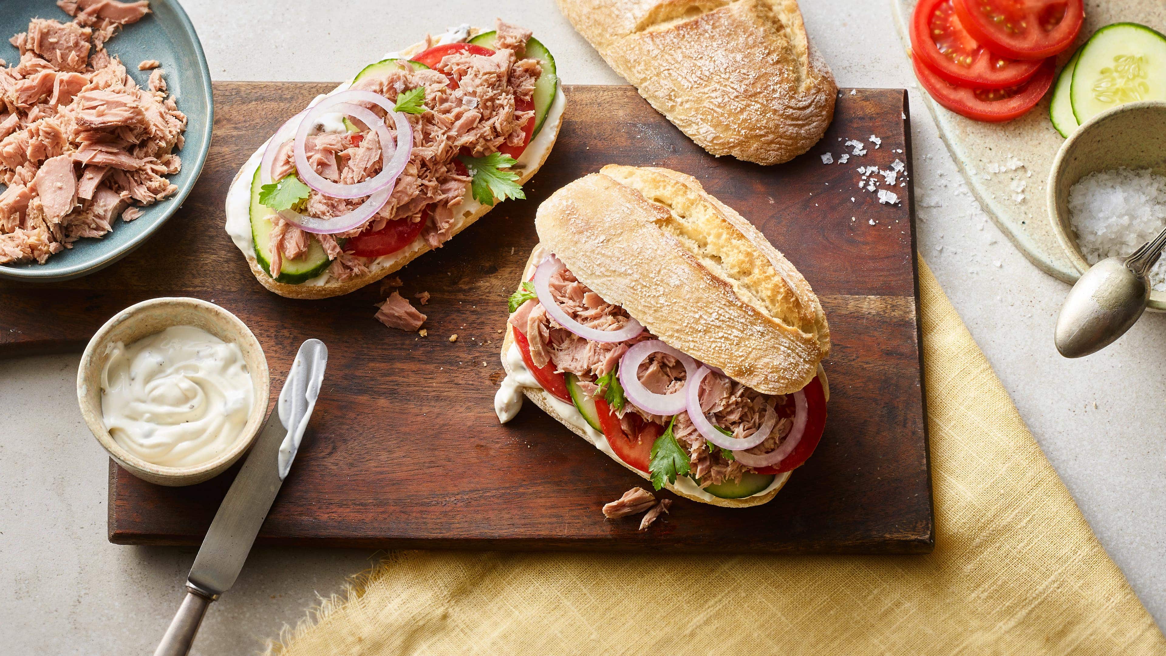 Thunfischbaguette Thunfischbaguette