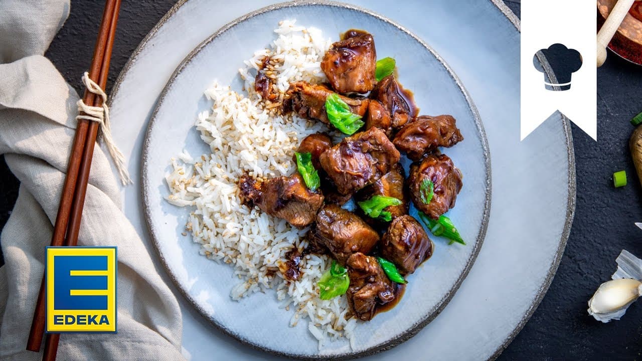 Chicken Teriyaki Rezept YouTube Platzhalterbild für ein Video mit dem Titel 'Chicken Teriyaki Rezept'.