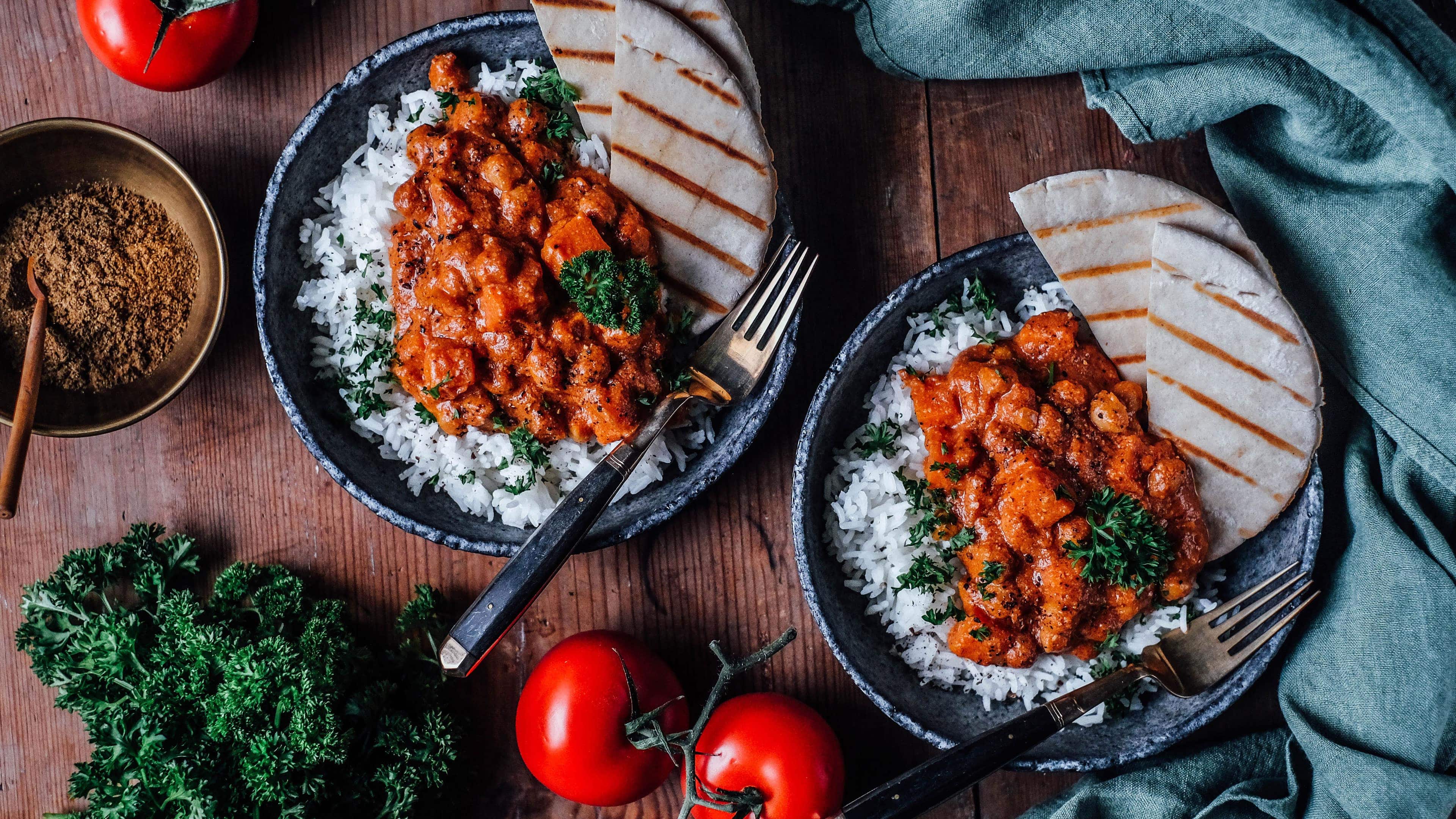 Kichererbsen Tikka Masala Kichererbsen Tikka Masala