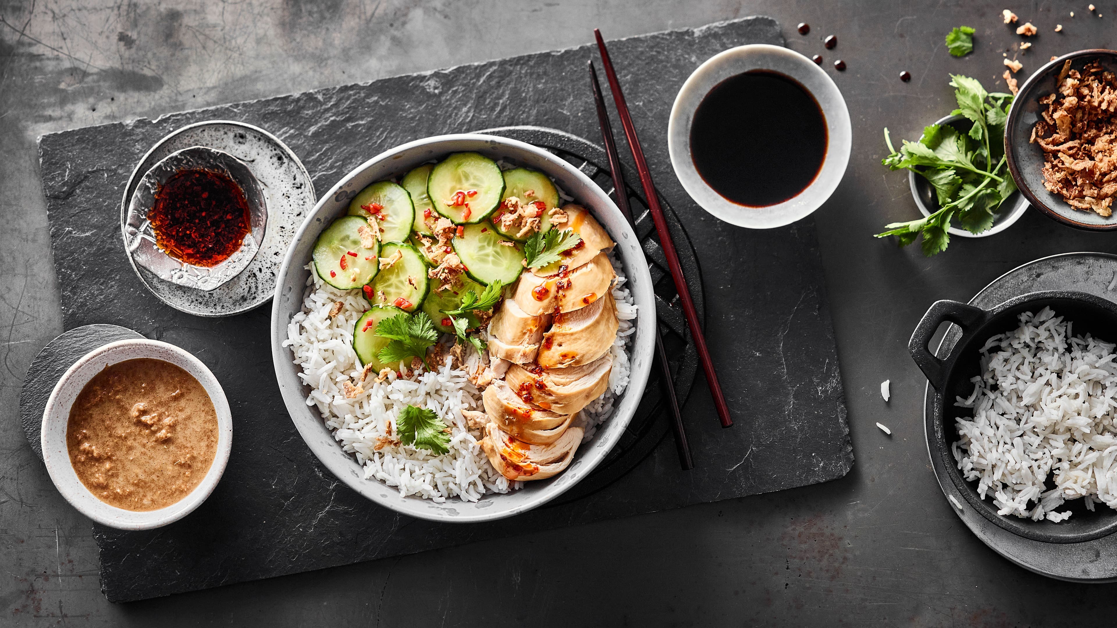 Hainanese Chicken Rice Hainanese Chicken Rice