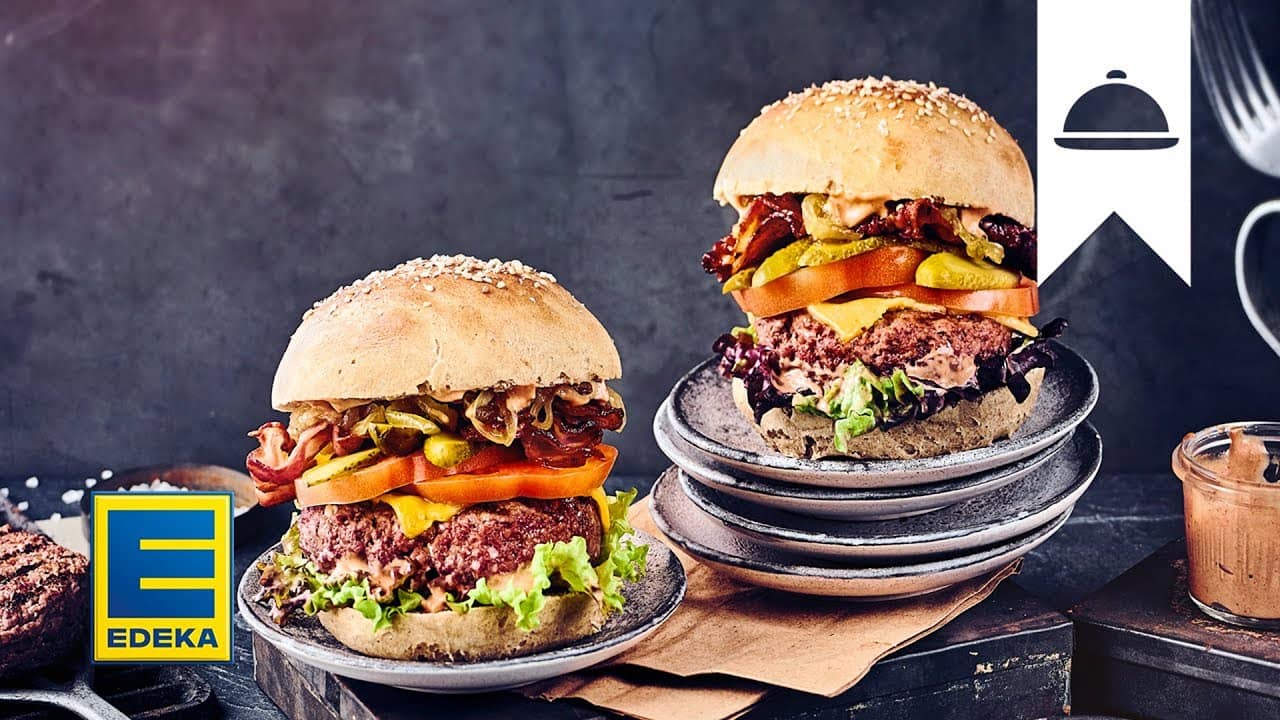 Burger vom Grill YouTube Platzhalterbild für ein Video mit dem Titel 'Burger vom Grill'.