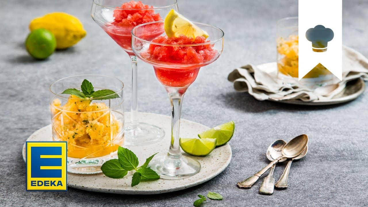 Melonen Granita YouTube Platzhalterbild für ein Video mit dem Titel 'Melonen Granita'.