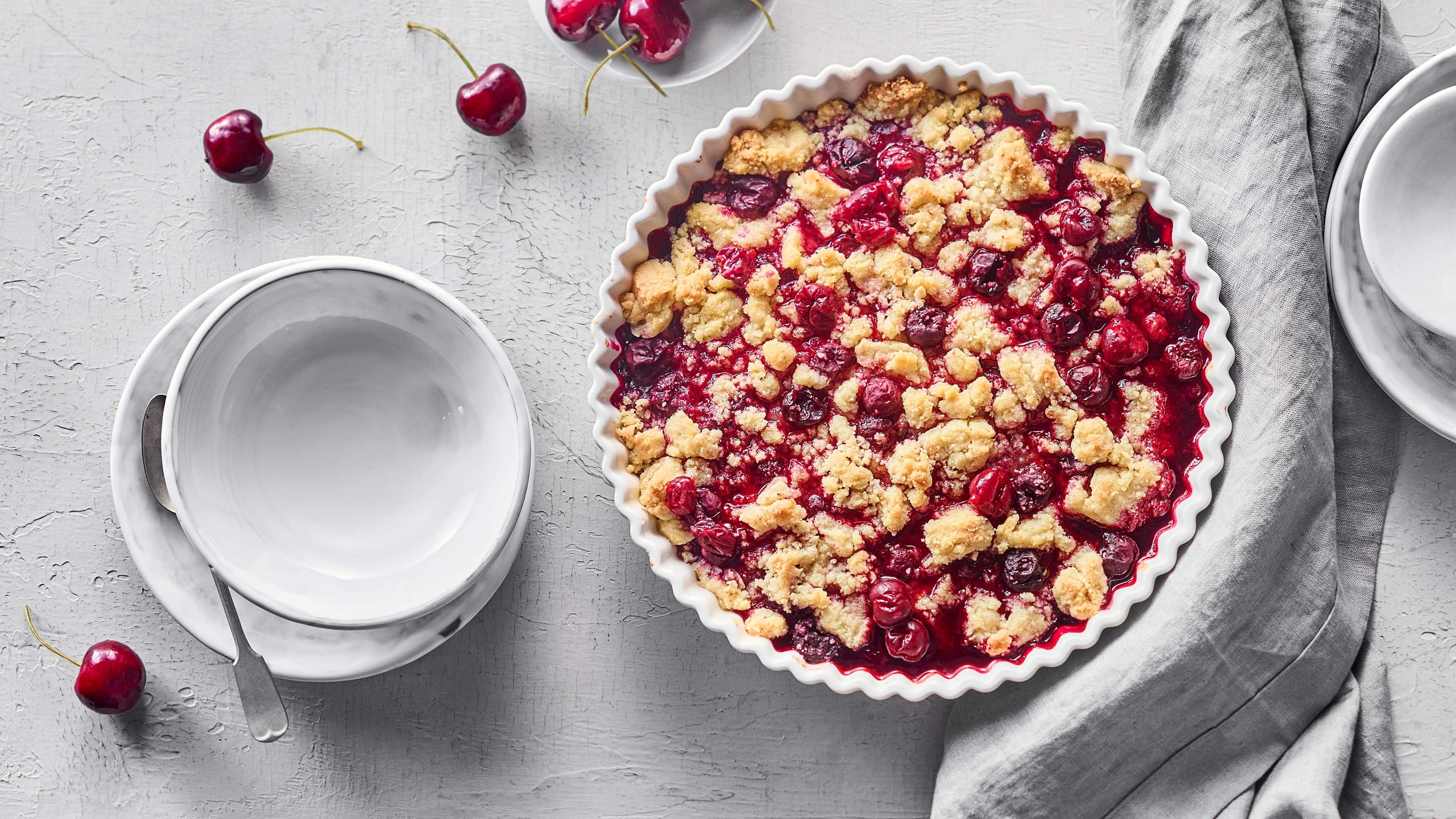 Kirsch-Crumble Kirsch-Crumble