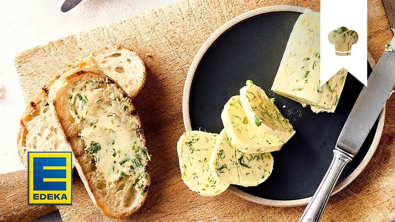 Kräuterbutter selber machen YouTube Platzhalterbild für ein Video mit dem Titel 'Kräuterbutter selber machen'.