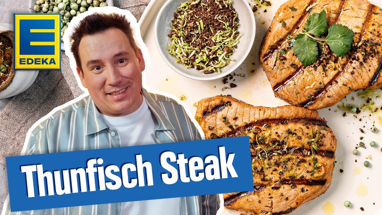 Thunfisch Steak YouTube Platzhalterbild für ein Video mit dem Titel 'Thunfisch Steak'.