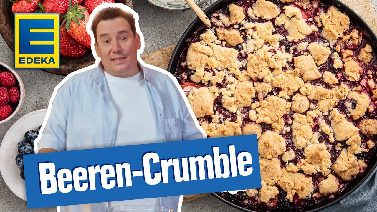 Beeren-Crumble YouTube Platzhalterbild für ein Video mit dem Titel 'Beeren-Crumble '.