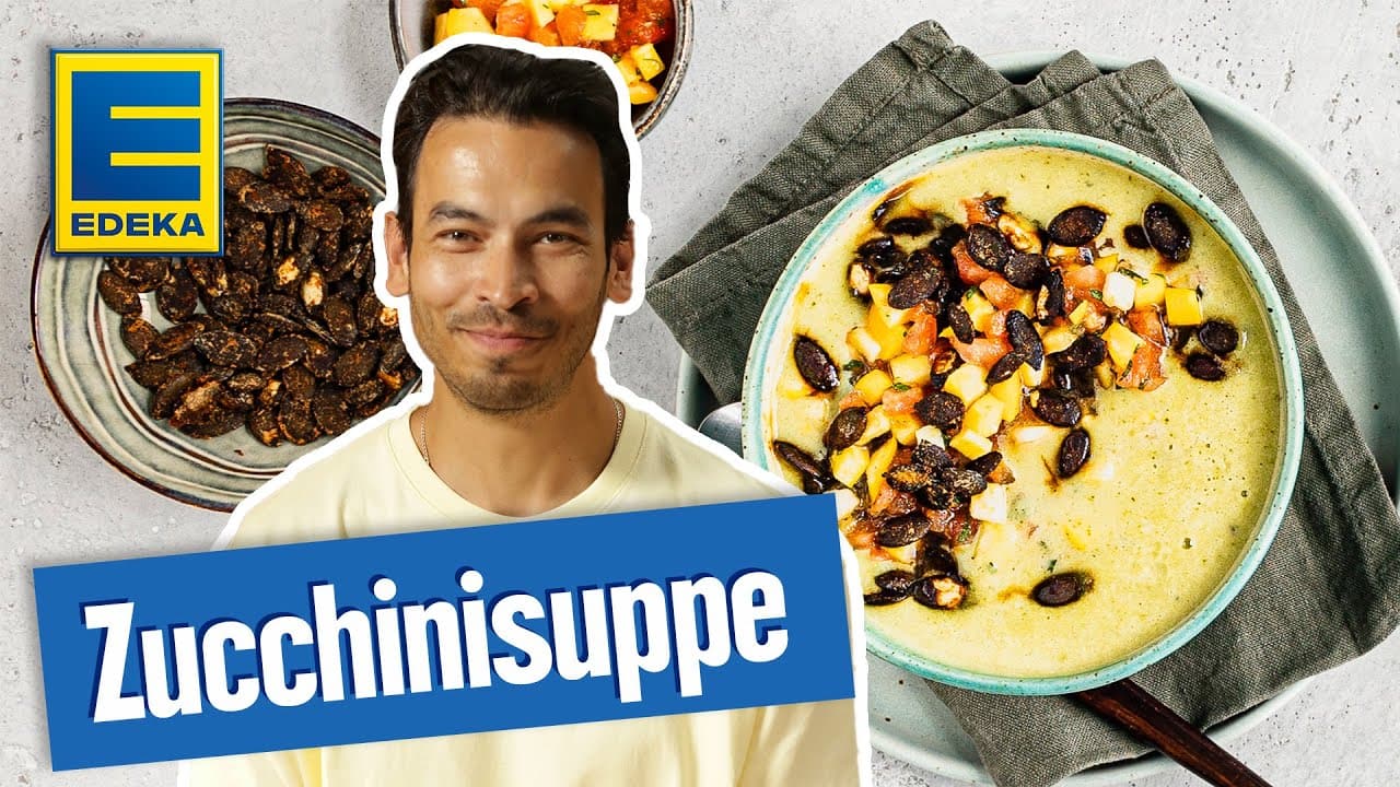 Zucchinisuppe wie aus der gehobenen Küche YouTube Platzhalterbild für ein Video mit dem Titel 'Zucchinisuppe wie aus der gehobenen Küche'.