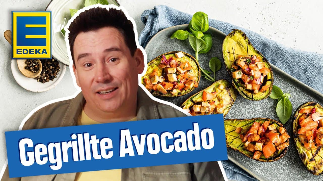 Gegrillte Avocado Rezept YouTube Platzhalterbild für ein Video mit dem Titel 'Gegrillte Avocado Rezept'.