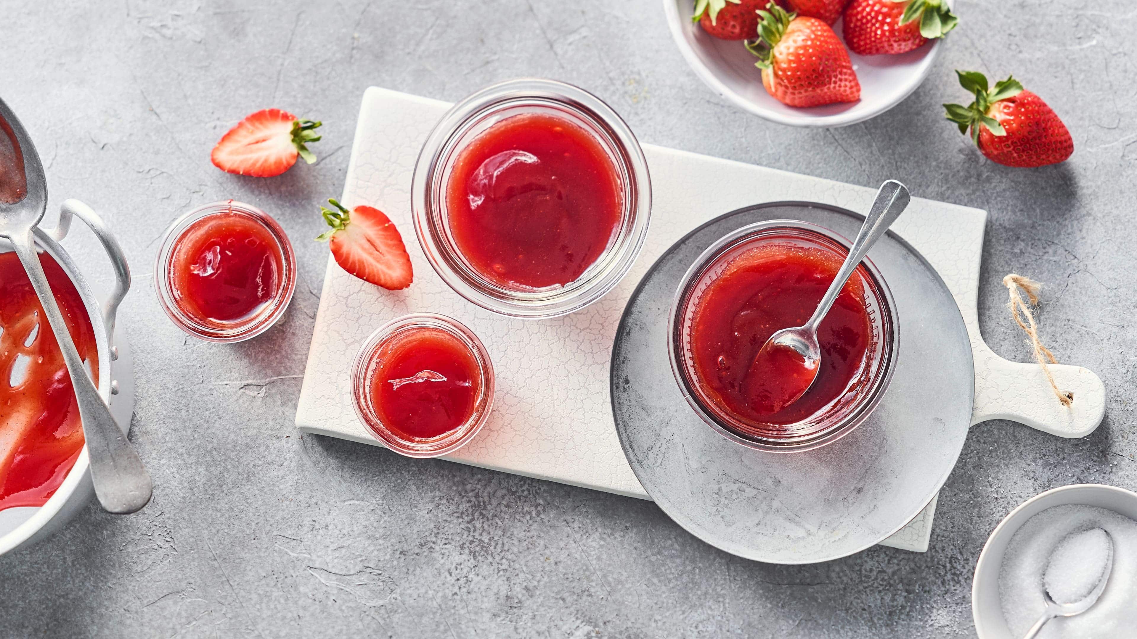 Erdbeer-Holunderblüten-Marmelade Erdbeer-Holunderblüten-Marmelade