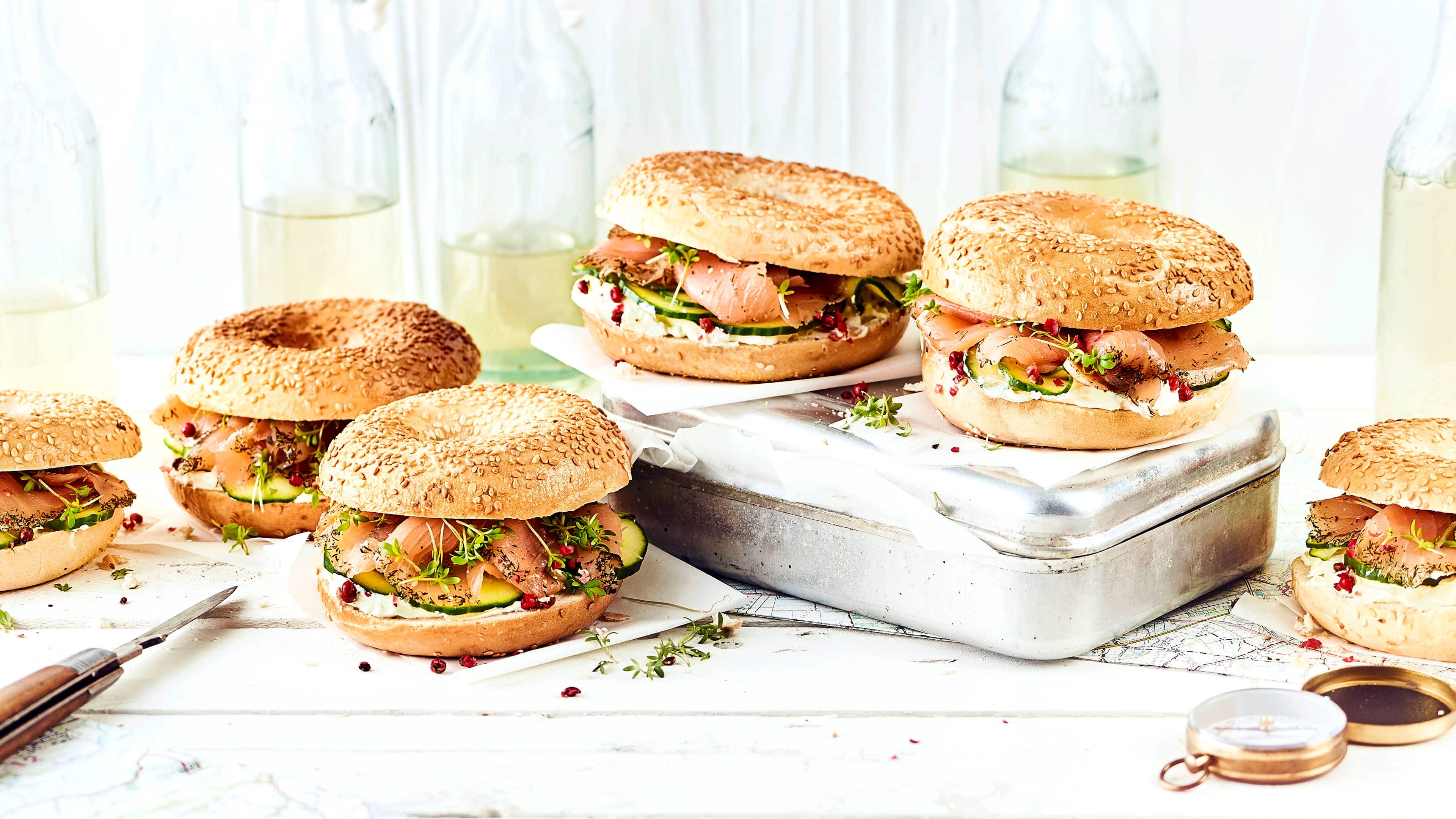 Lachs-Bagels Lachs-Bagels