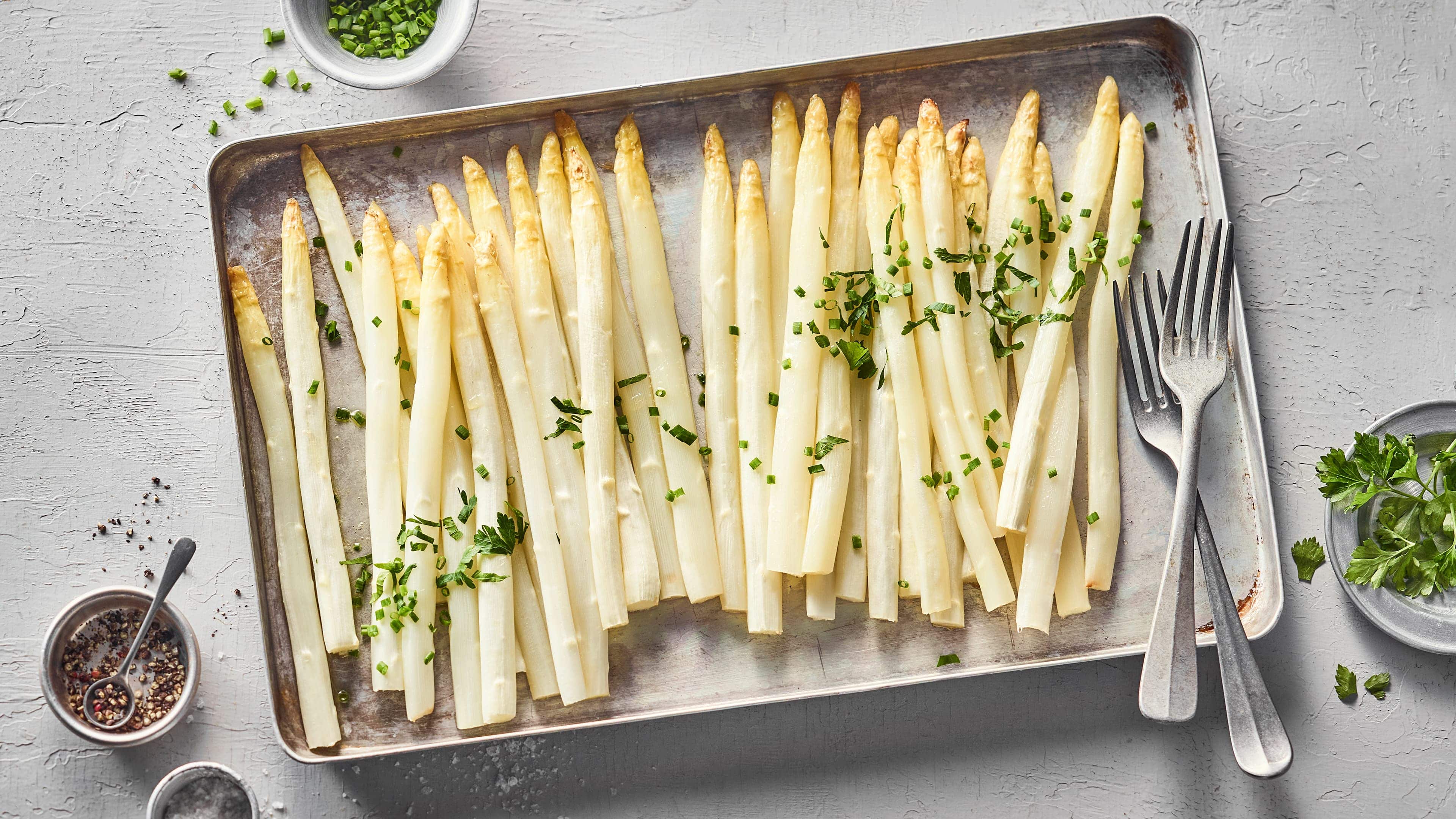 Spargel aus dem Backofen Spargel aus dem Backofen