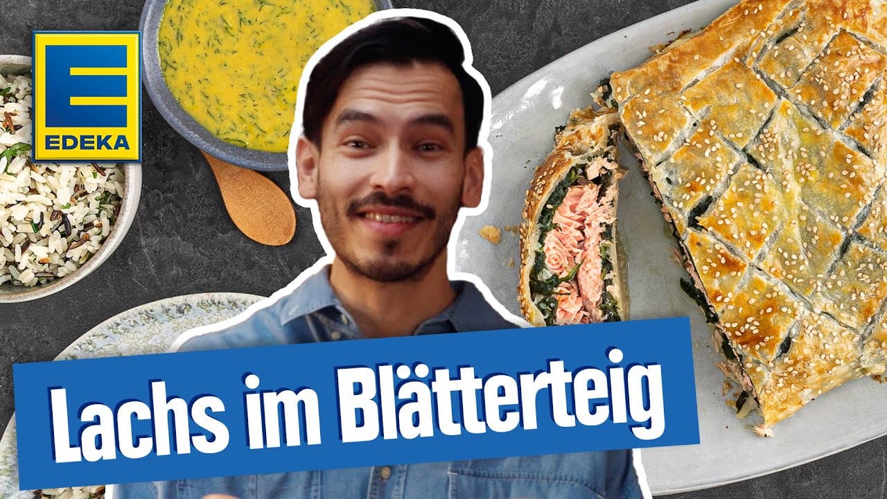 Lachs im Blätterteig YouTube Platzhalterbild für ein Video mit dem Titel 'Lachs im Blätterteig'.