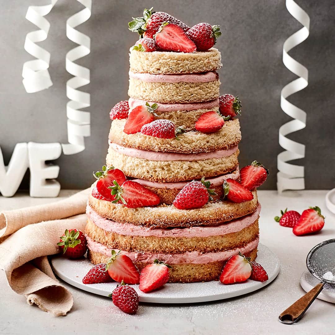 Hochzeitstorte naked