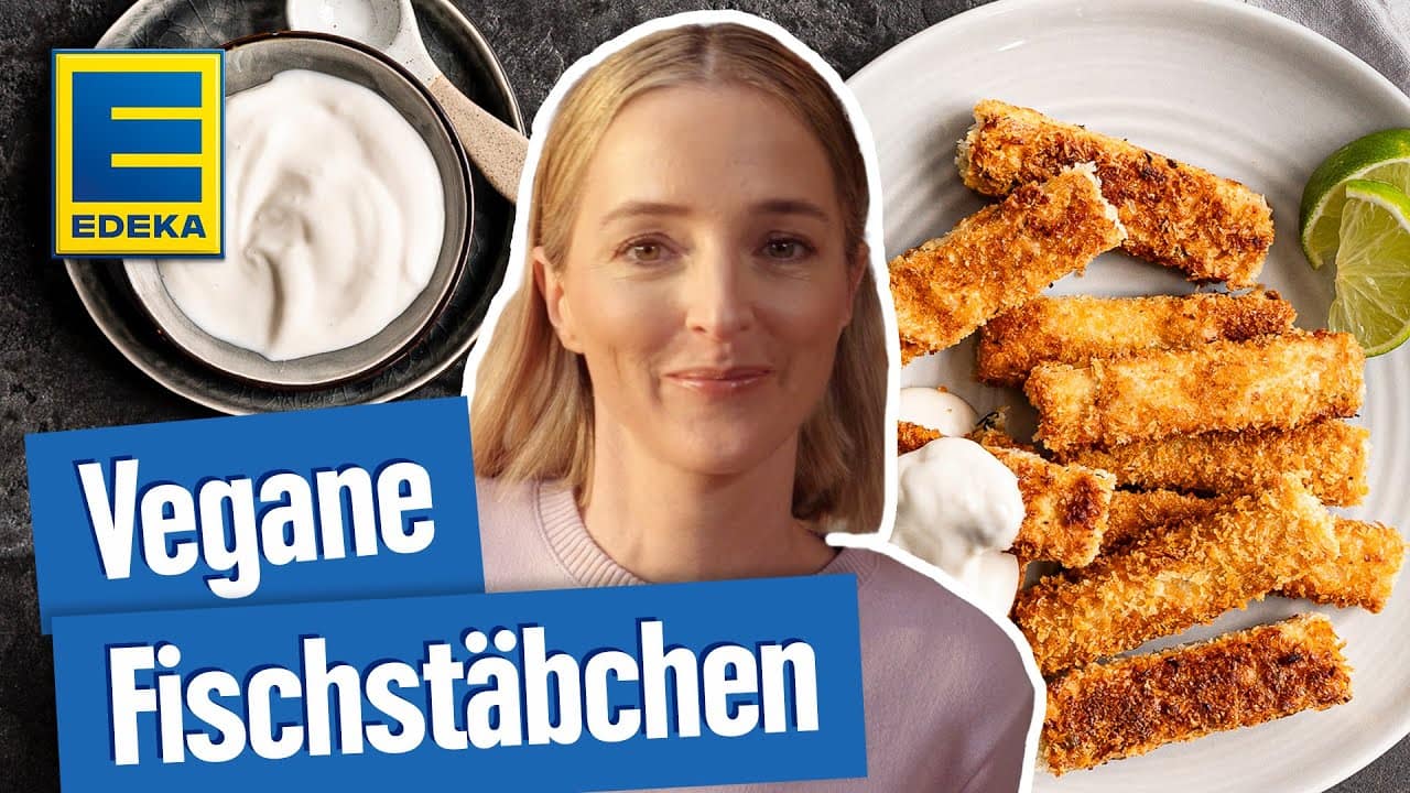Vegane Fischstäbchen YouTube Platzhalterbild für ein Video mit dem Titel 'Vegane Fischstäbchen'.