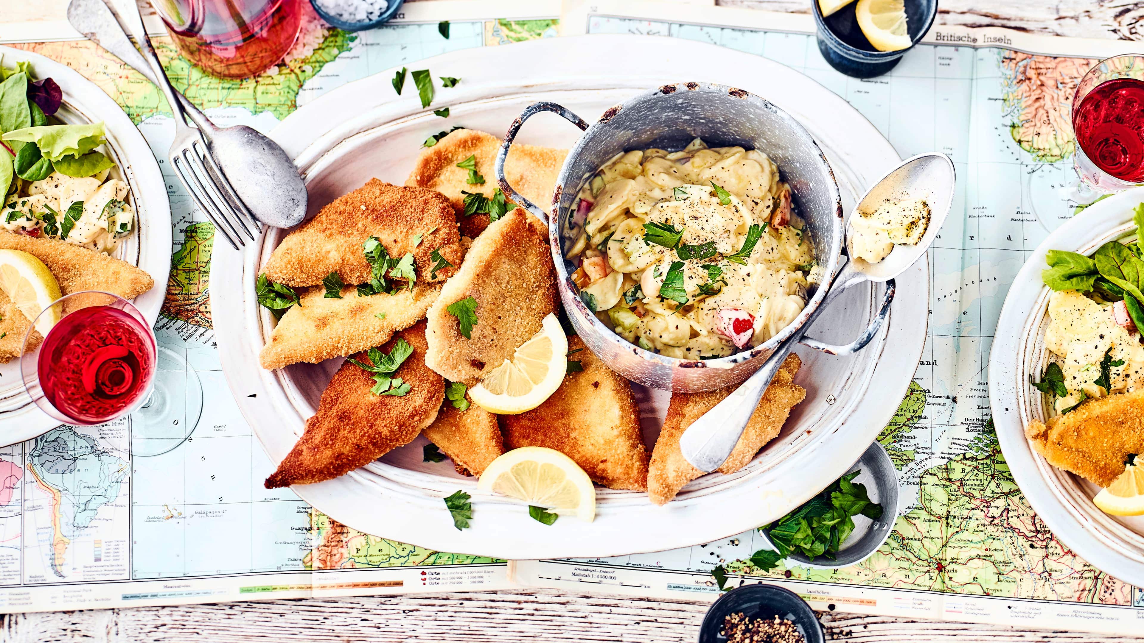 Gebackenes Rotbarschfilet Diese schnelle Zwischenmahlzeit mit Fisch schmeckt auch Kindern gut: Probieren Sie unser gebackenes Rotbarschfilet mit einer Panade aus Mehl, Eiern und Milch – fertig in 25 Minuten!