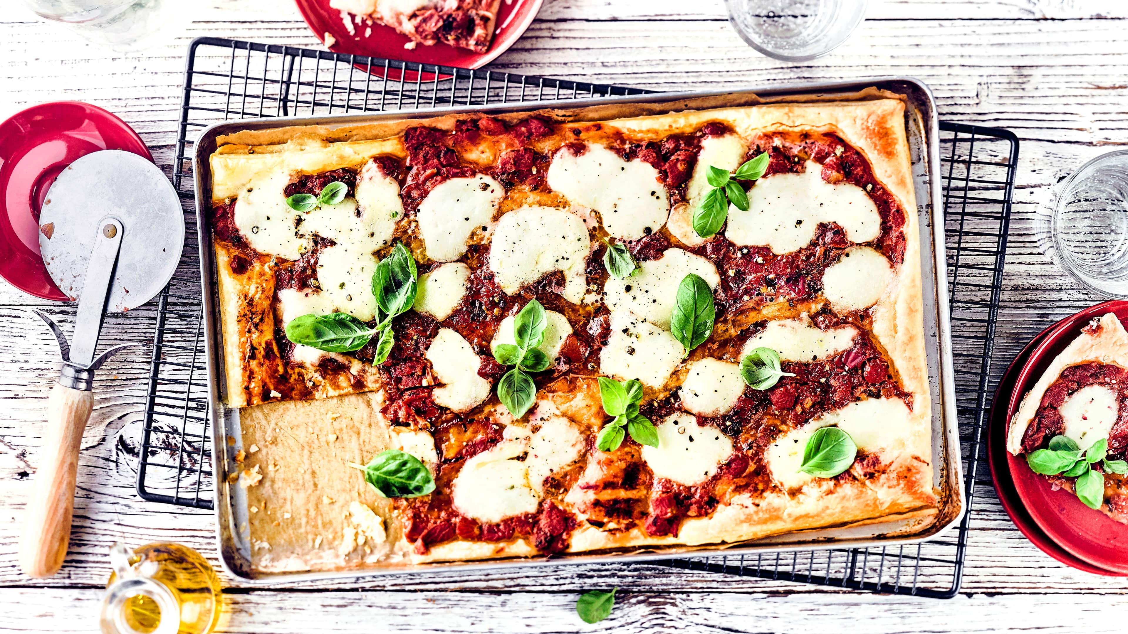 Blätterteigpizza Blätterteigpizza