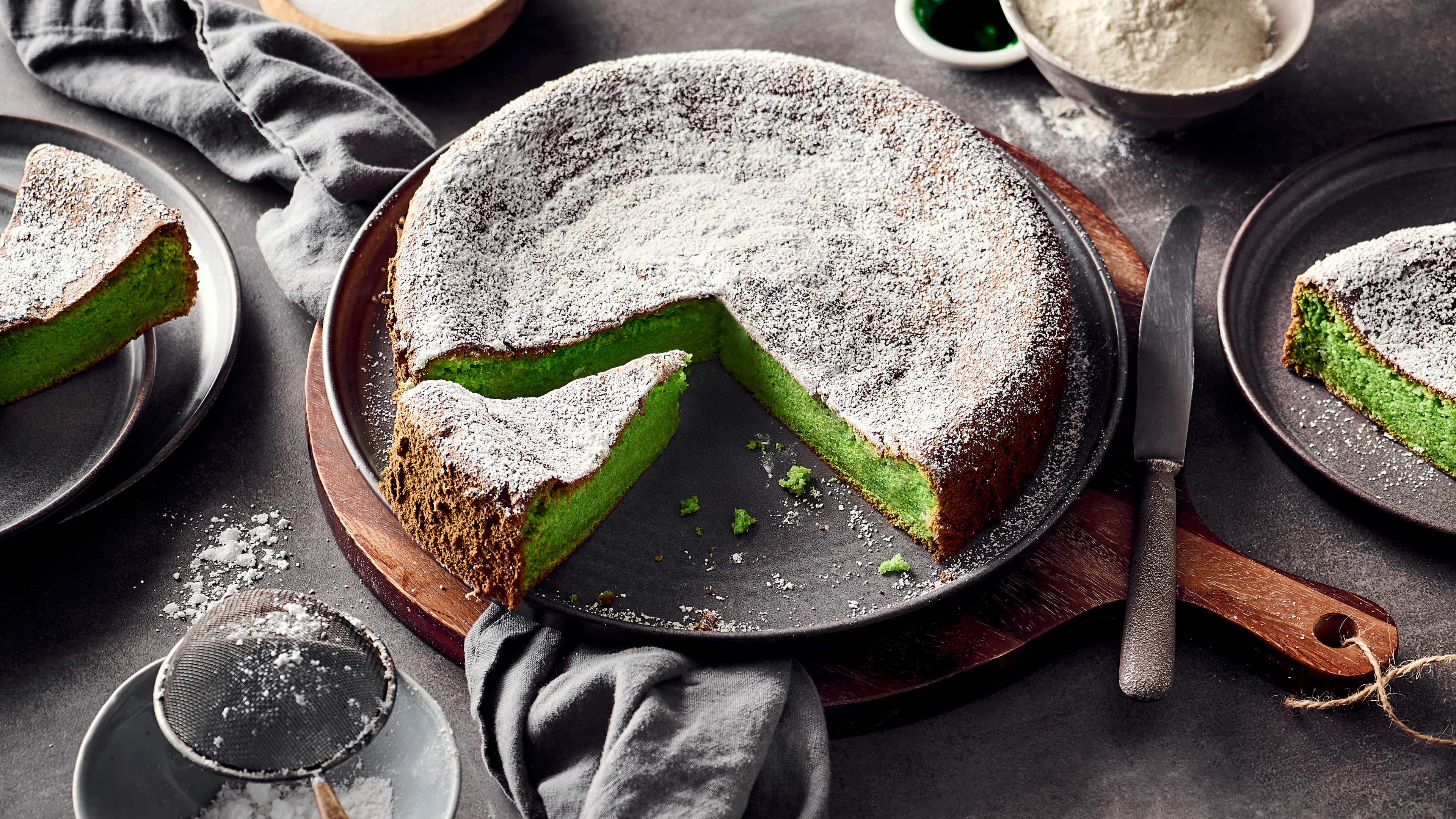 Pandan Kuchen Pandan Kuchen