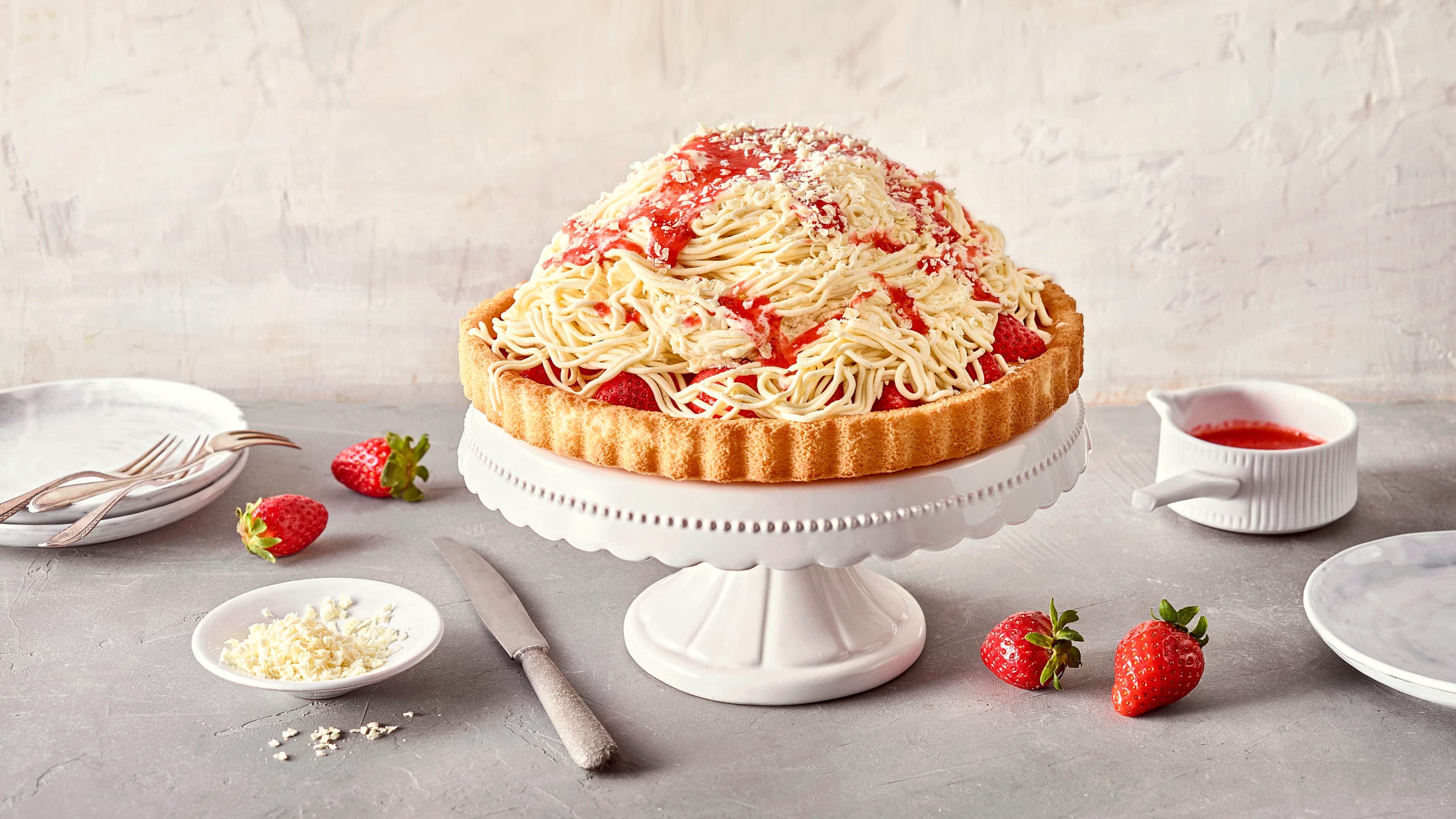 Spaghettieis-Kuchen Spaghettieis-Kuchen
