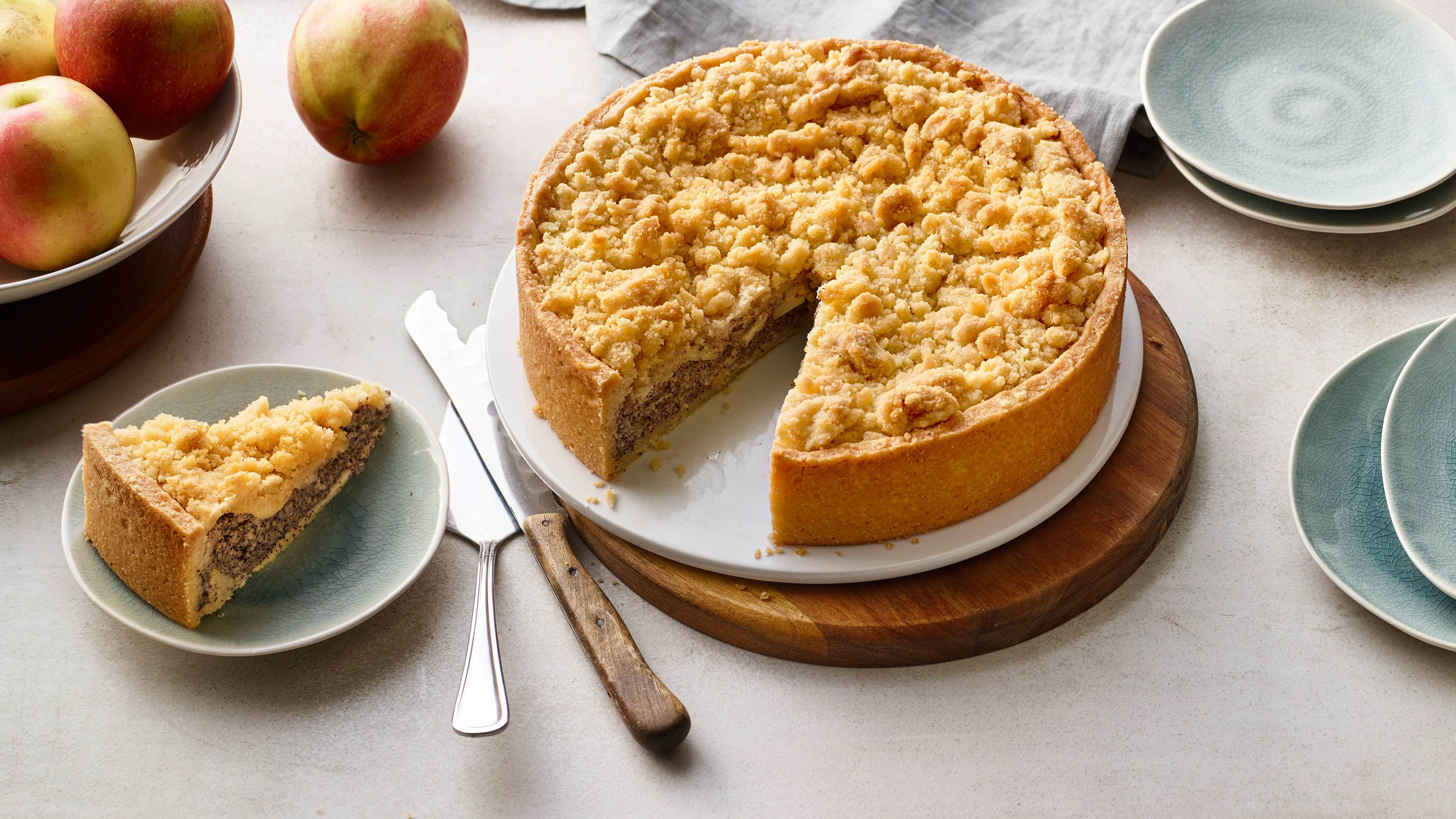 Apfel-Mohn-Kuchen Apfel-Mohn-Kuchen