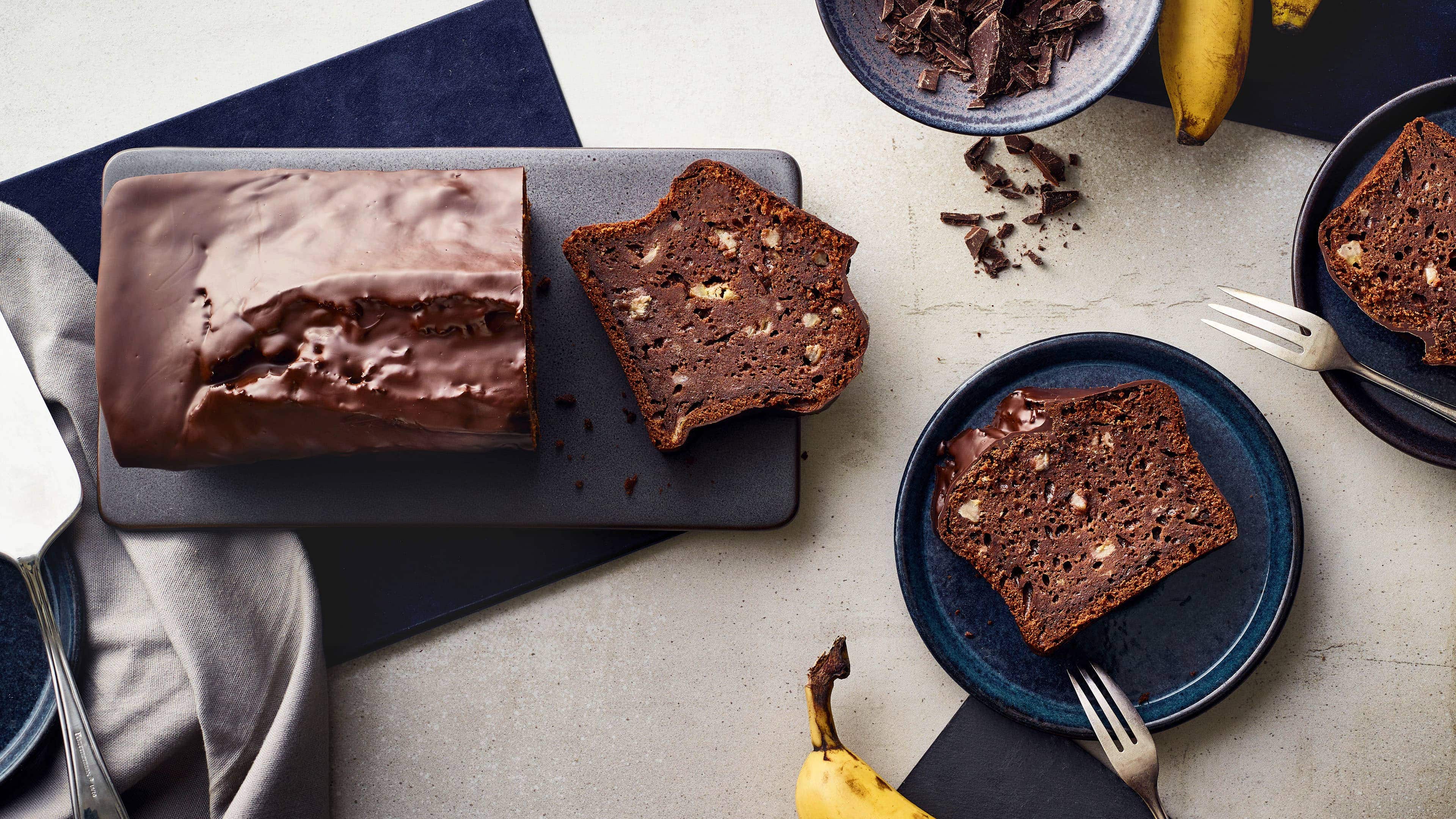 Schoko-Bananen-Kuchen Schoko-Bananen-Kuchen