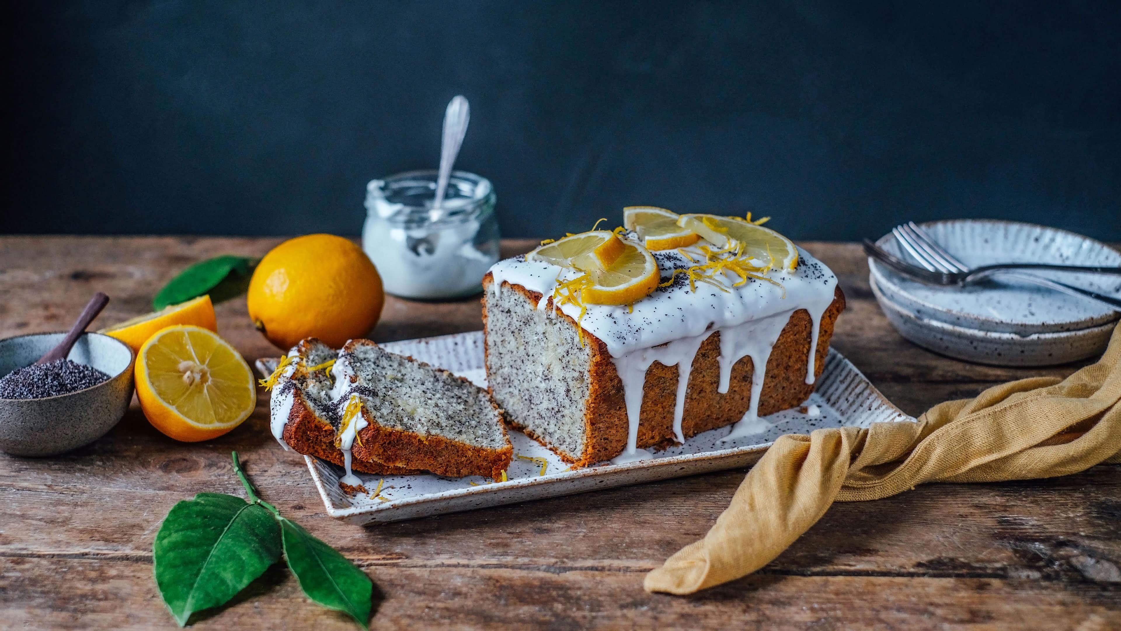 Zitronen-Mohn-Kuchen Zitronen-Mohn-Kuchen