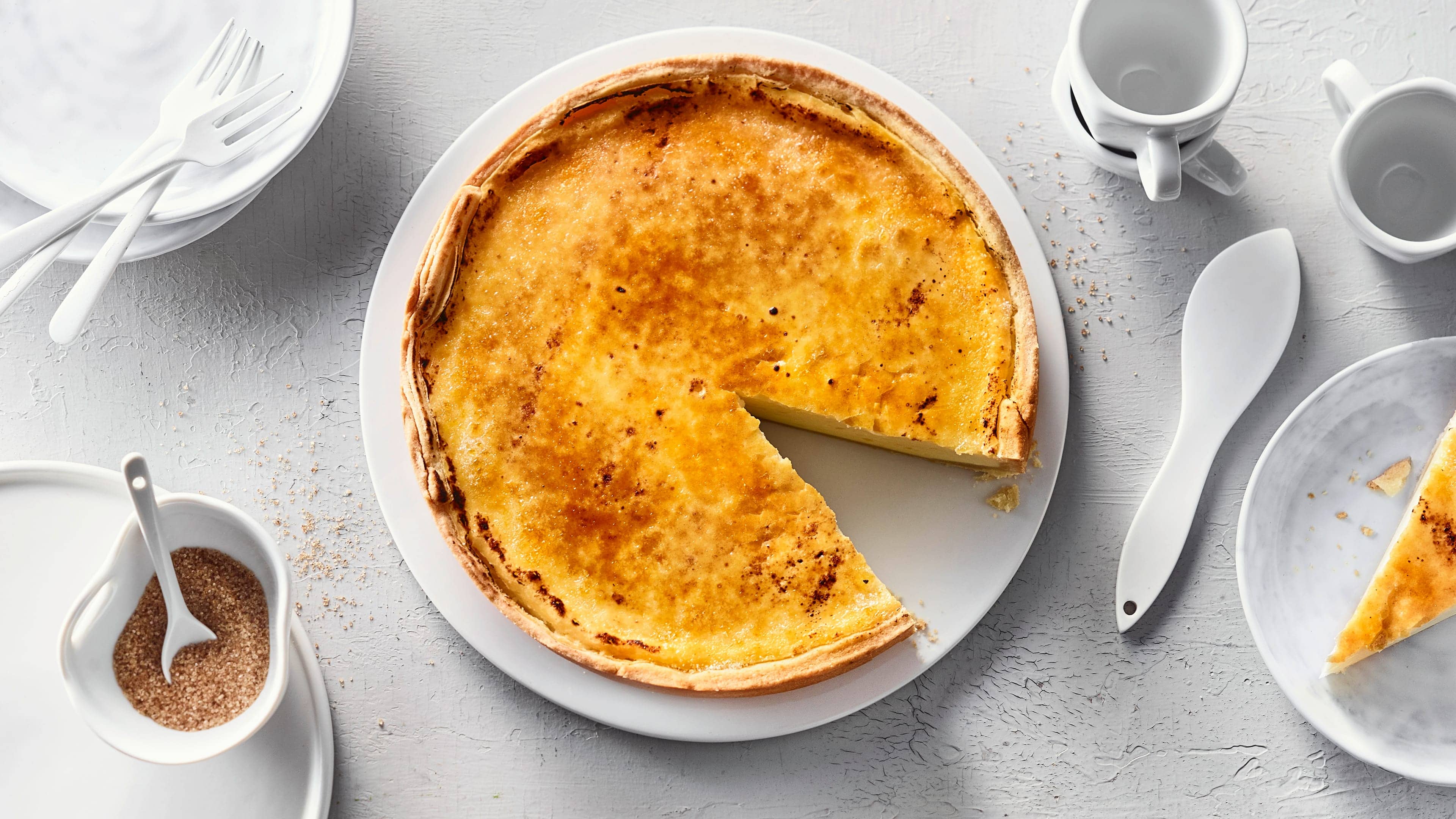 Crème-Brûlée-Kuchen Crème-Brûlée-Kuchen