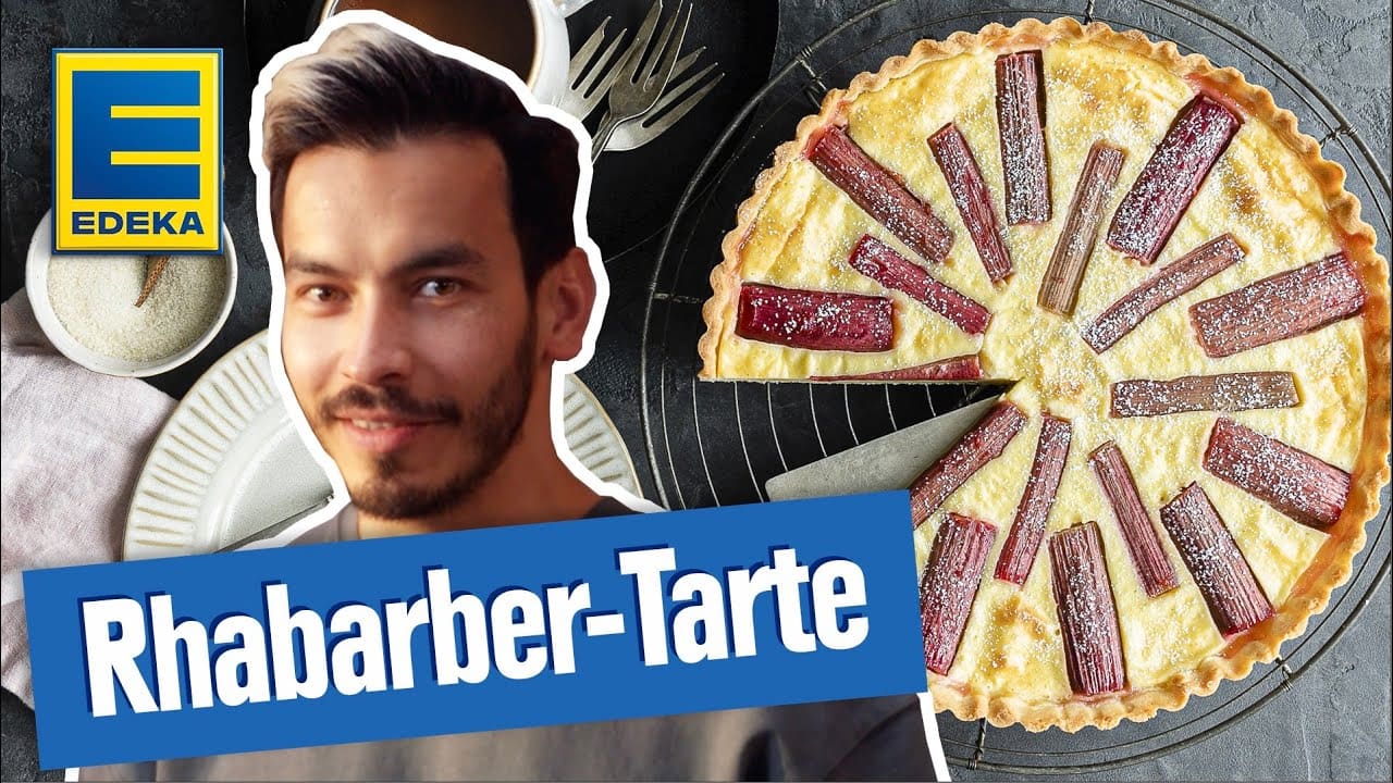 Rhabarber-Tarte YouTube Platzhalterbild für ein Video mit dem Titel 'Rhabarber-Tarte'.
