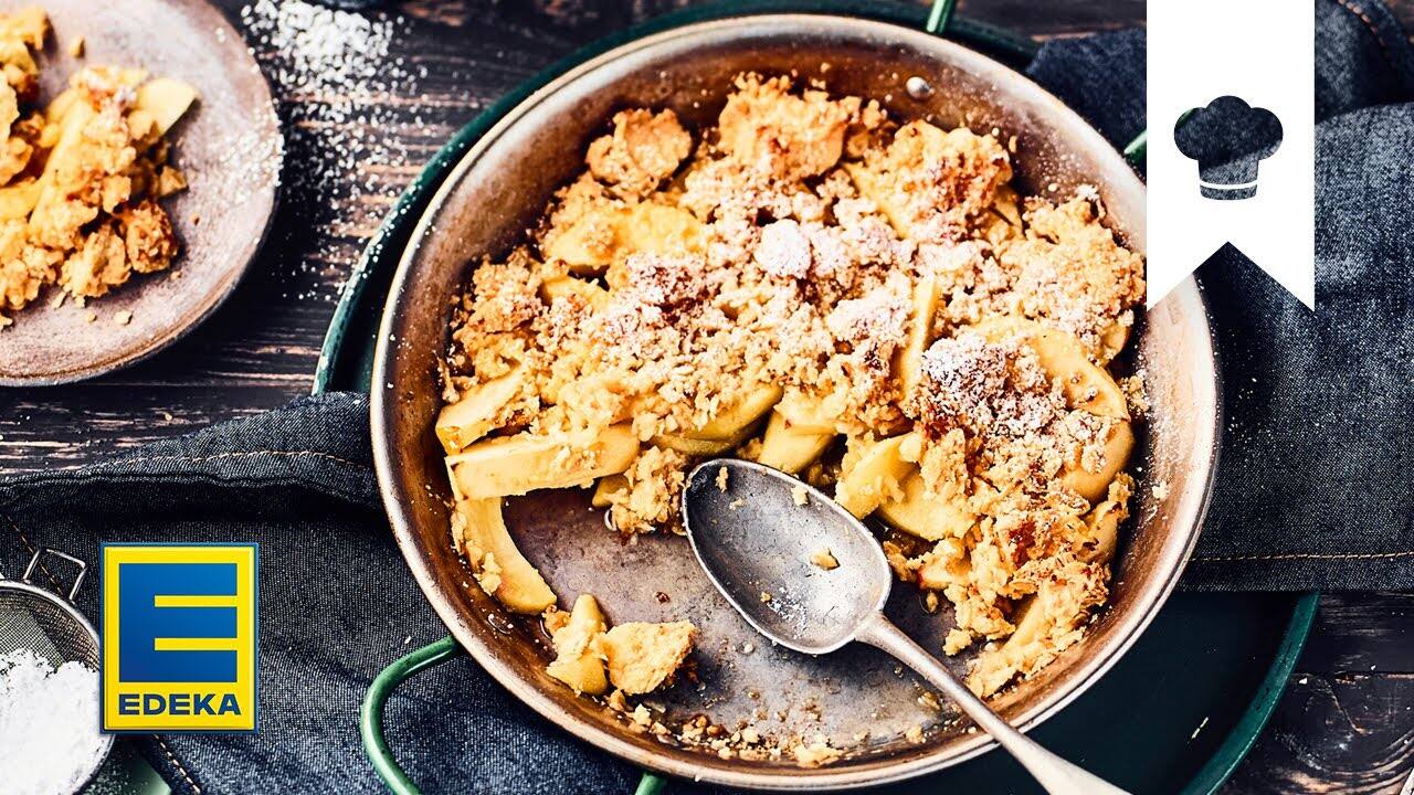 Apple-Crumble YouTube Platzhalterbild für ein Video mit dem Titel 'Apple-Crumble'.