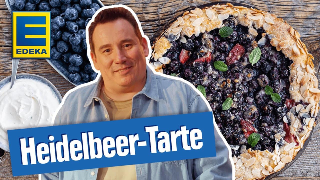 Heidelbeer Tarte vom Grill YouTube Platzhalterbild für ein Video mit dem Titel 'Heidelbeer Tarte vom Grill'.