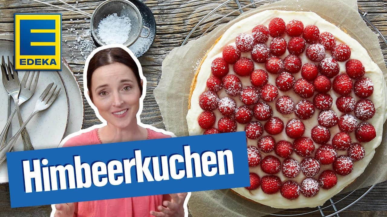 Himbeerkuchen YouTube Platzhalterbild für ein Video mit dem Titel 'Himbeerkuchen'.