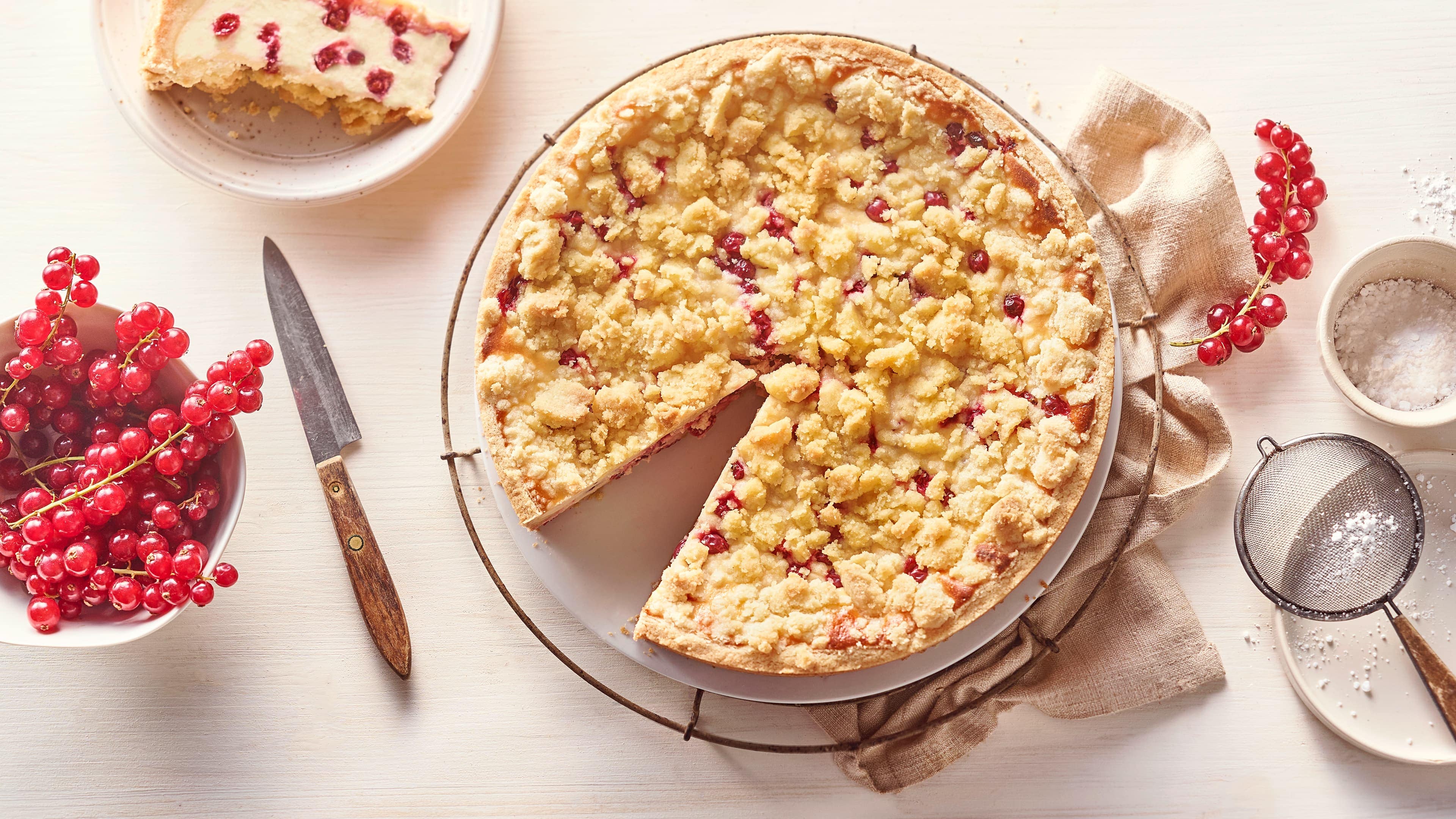 Johannisbeer-Käsekuchen Johannisbeer-Käsekuchen