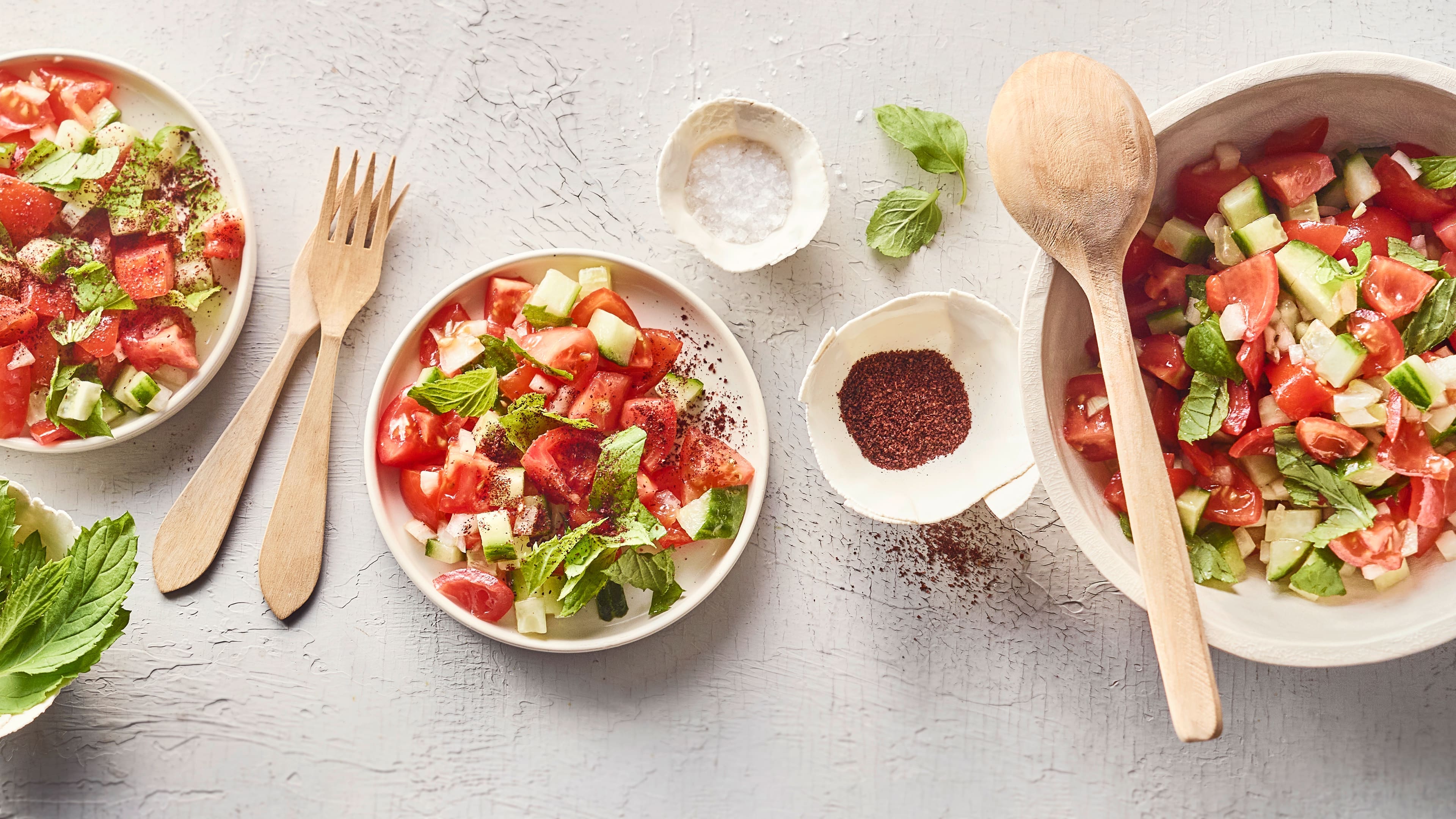 Tomaten-Gurken-Salat Tomaten-Gurken-Salat