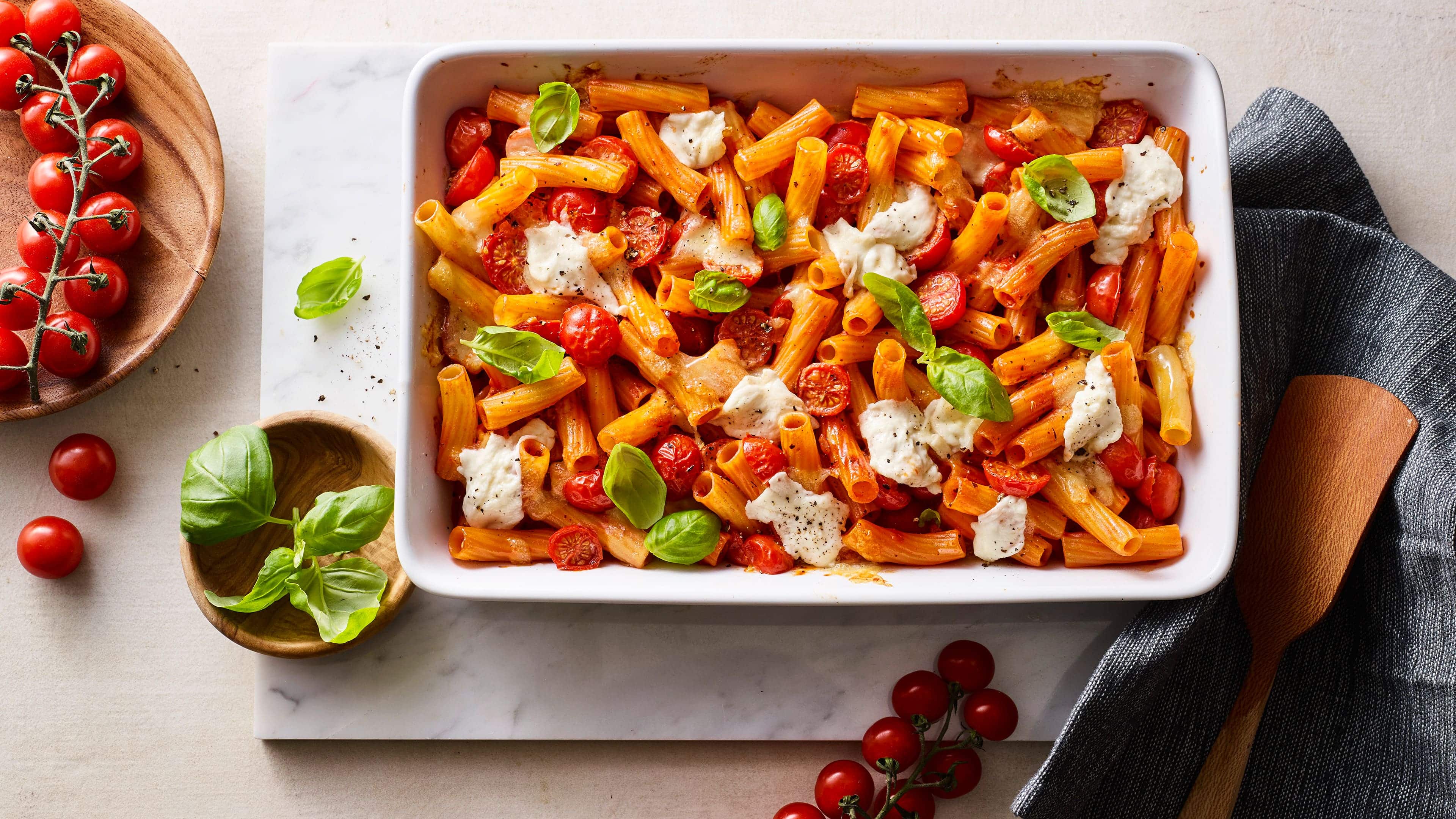 Tomate-Mozzarella-Auflauf Tomate-Mozzarella-Auflauf