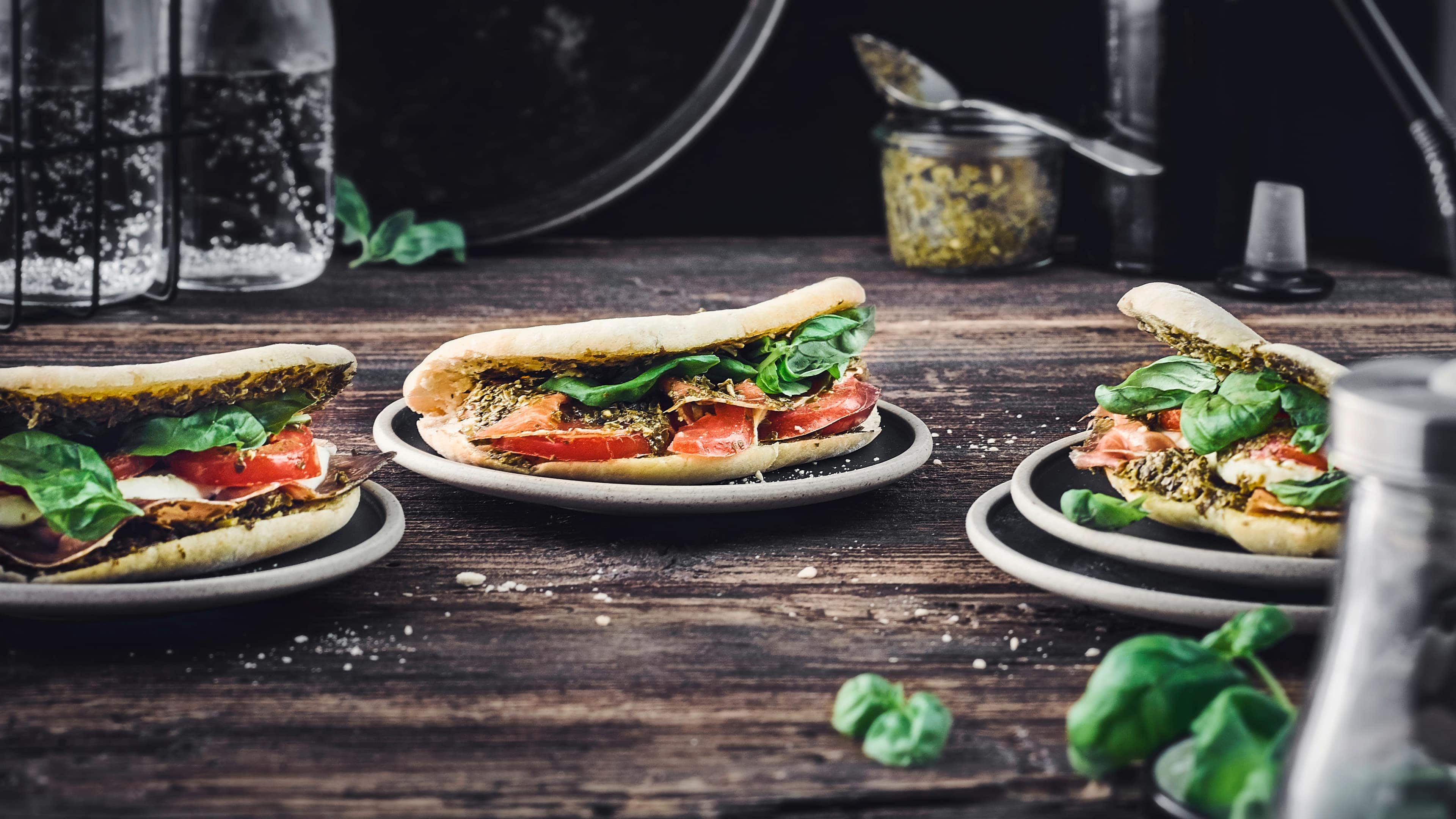 Panini mit Pesto Panini mit Pesto