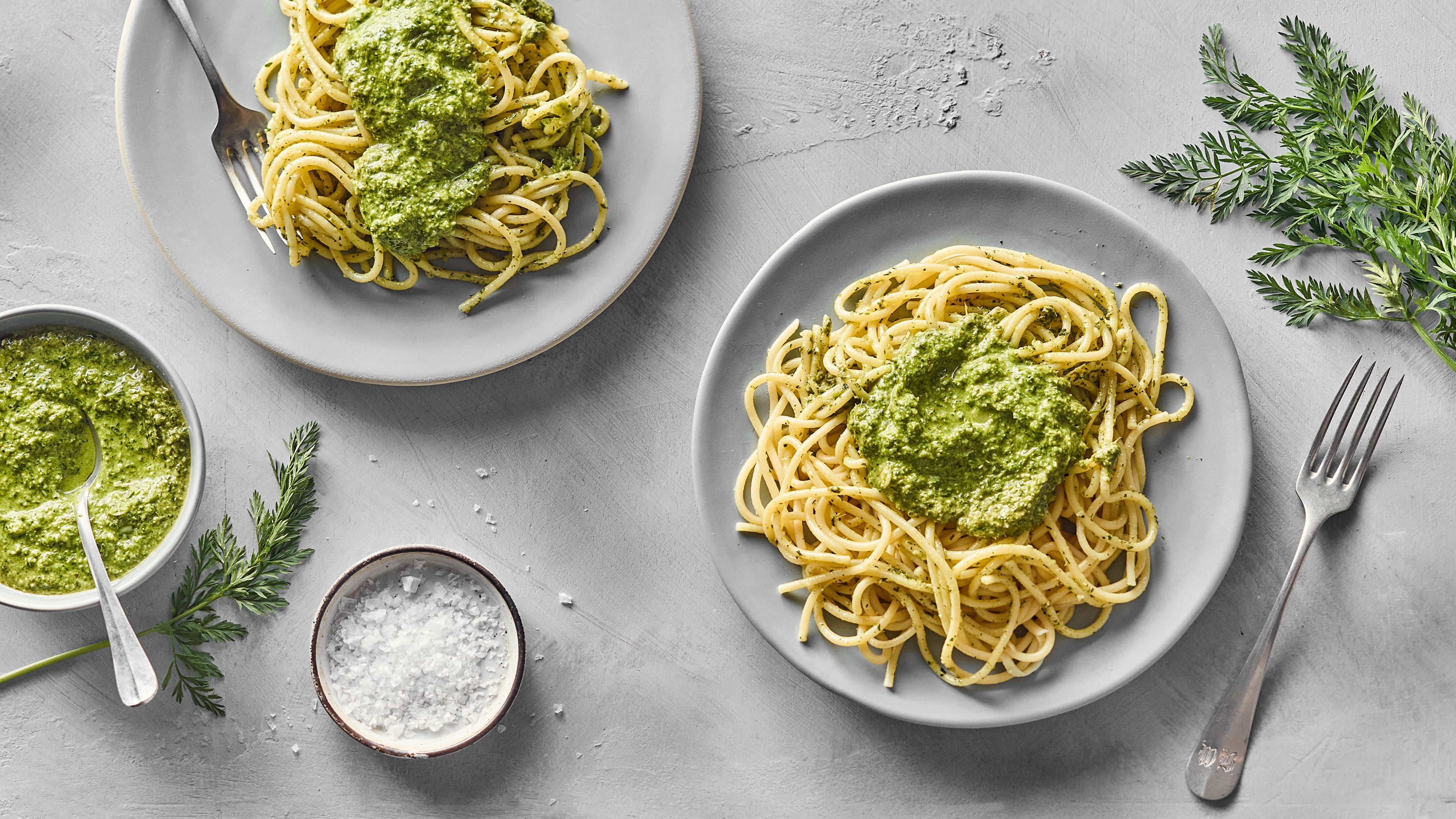 Karottengrün-Pesto Karottengrün-Pesto