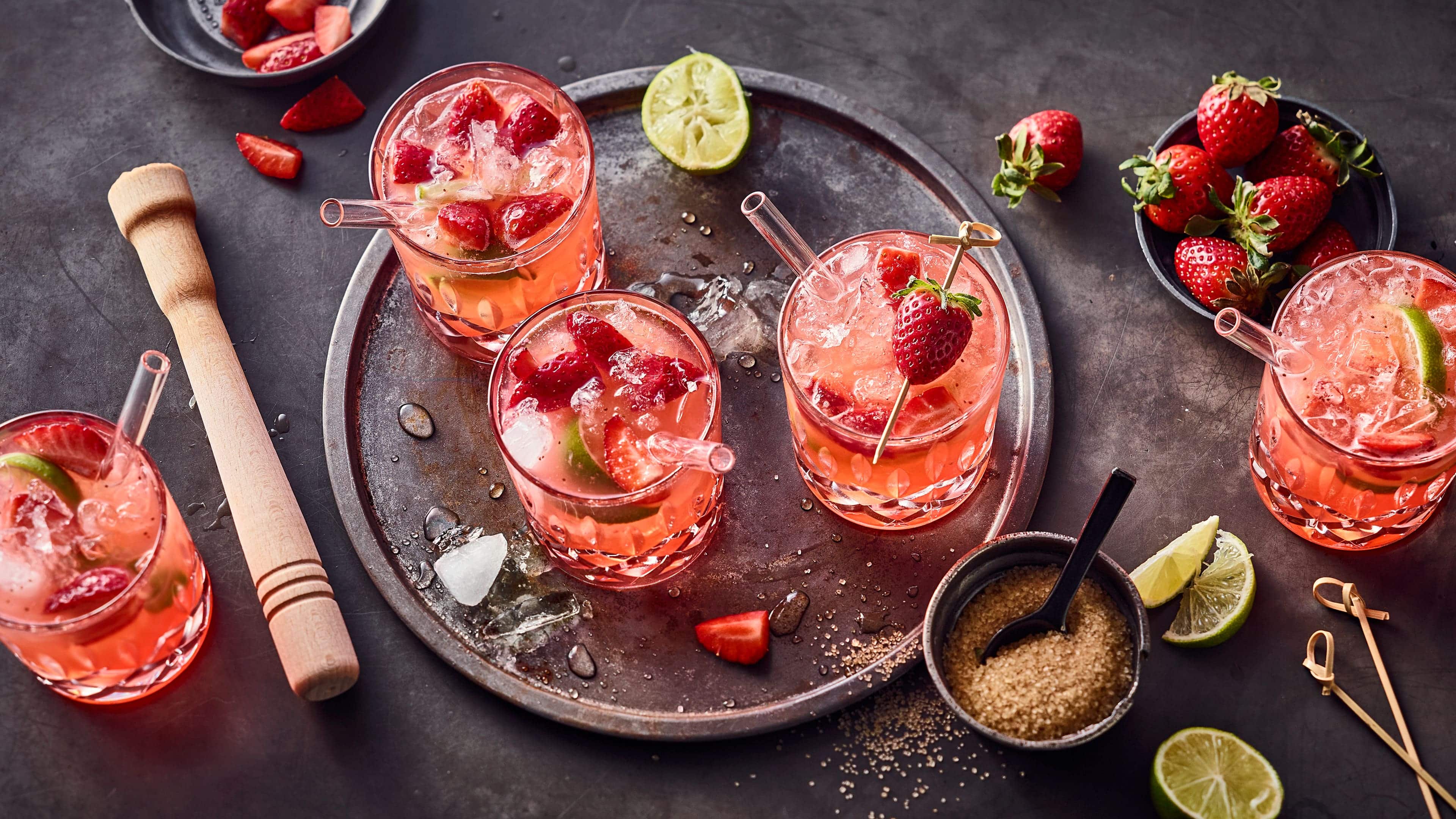 Erdbeer-Caipirinha Erdbeer-Caipirinha