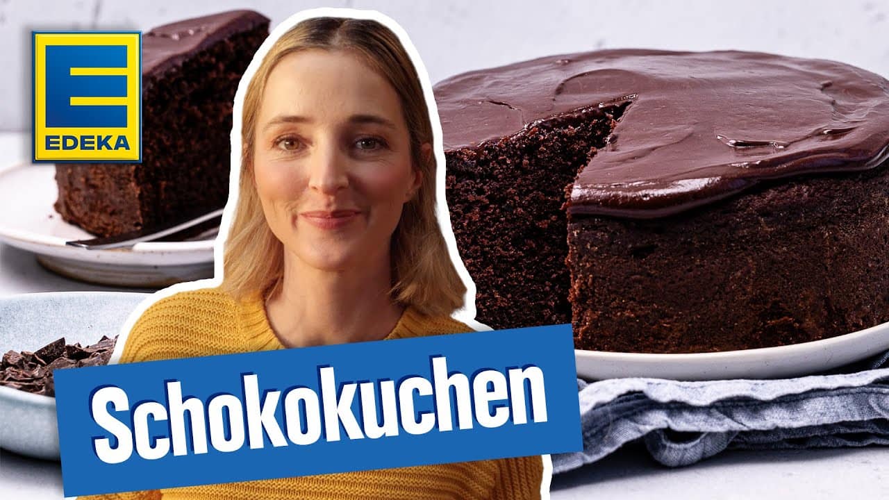 Fluffiger Schokoladenkuchen YouTube Platzhalterbild für ein Video mit dem Titel 'Fluffiger Schokoladenkuchen'.