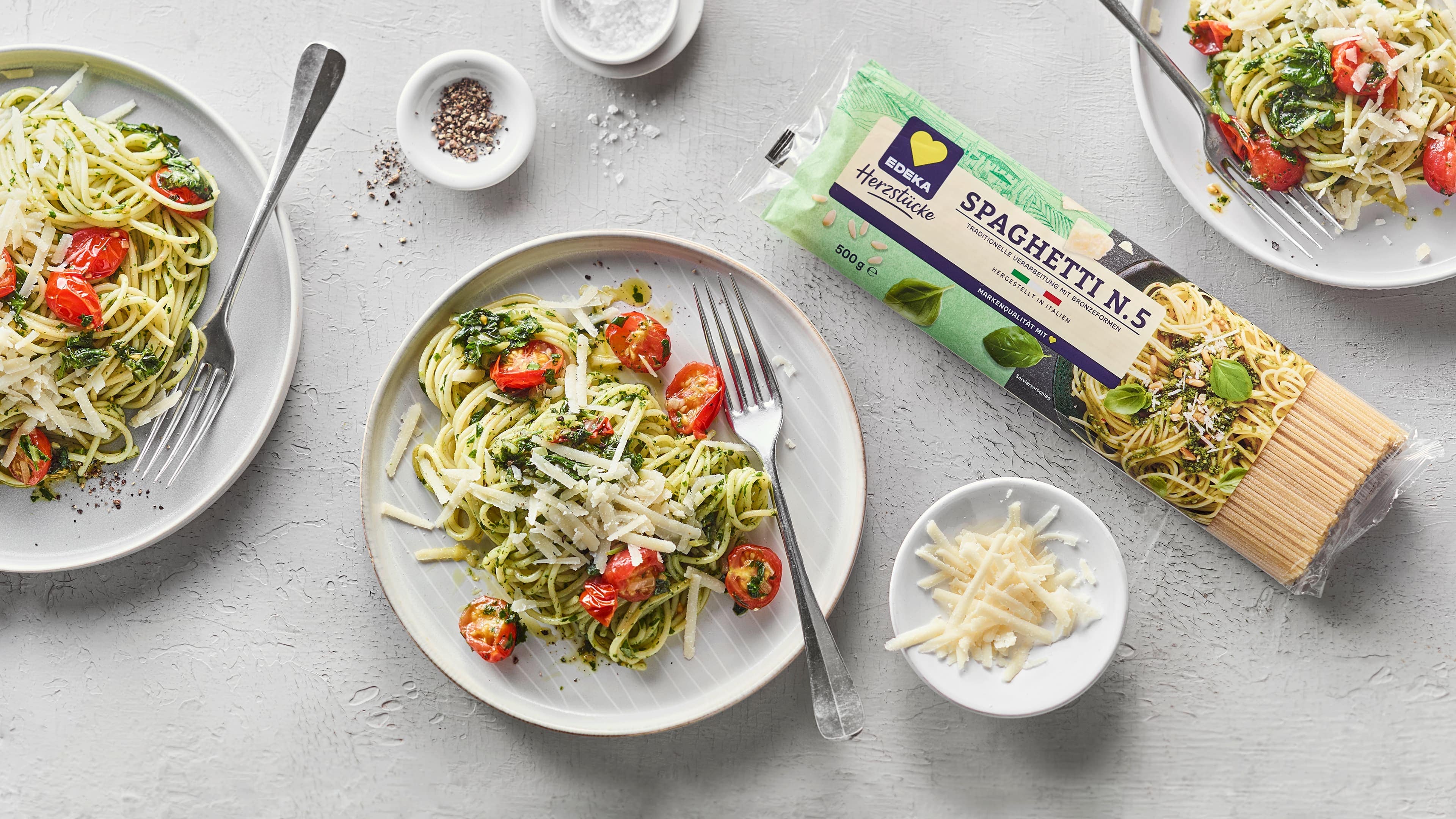 Spaghetti mit Bärlauch Spaghetti mit Bärlauch