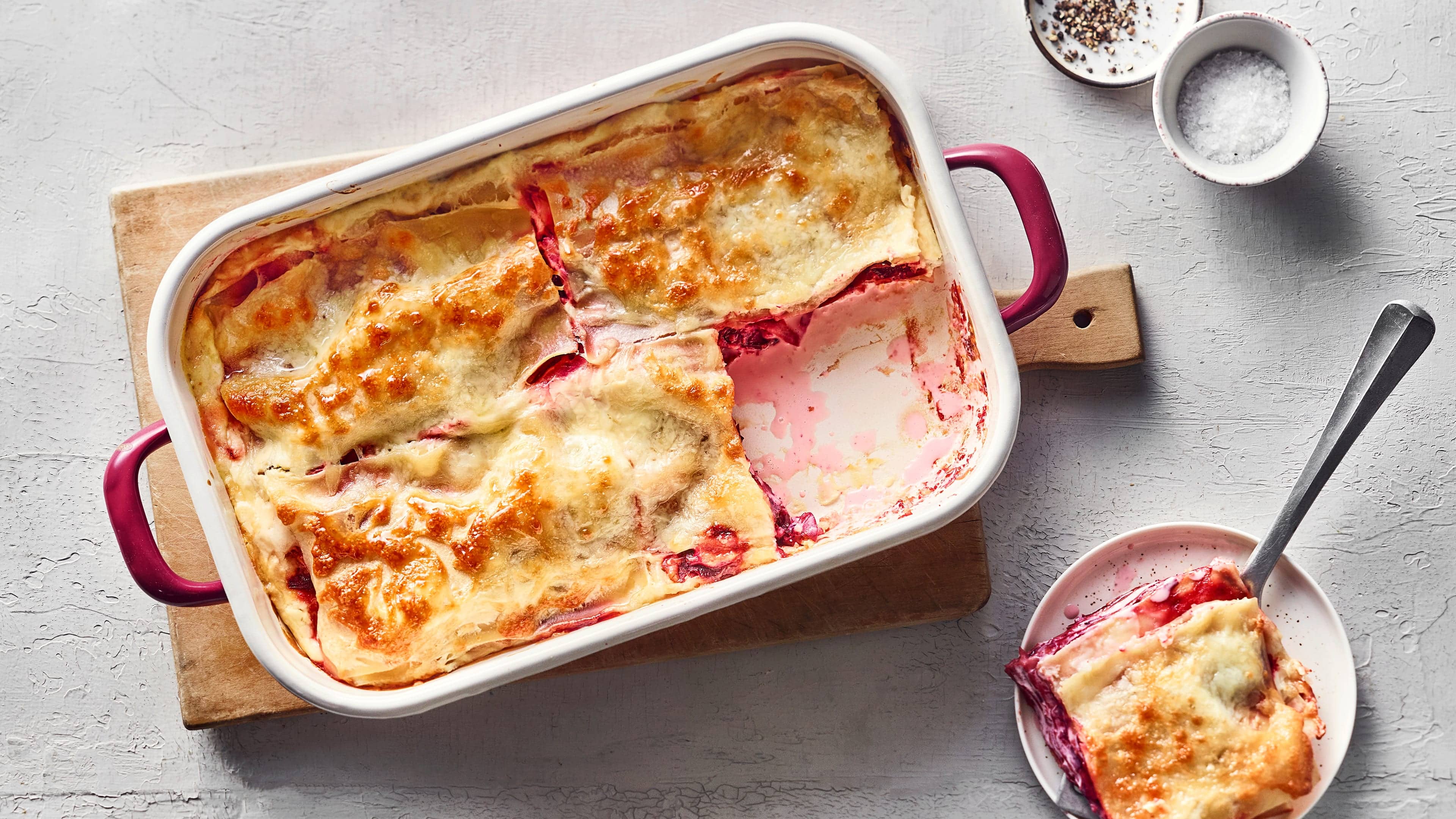 Rote-Bete-Lasagne Rote-Bete-Lasagne