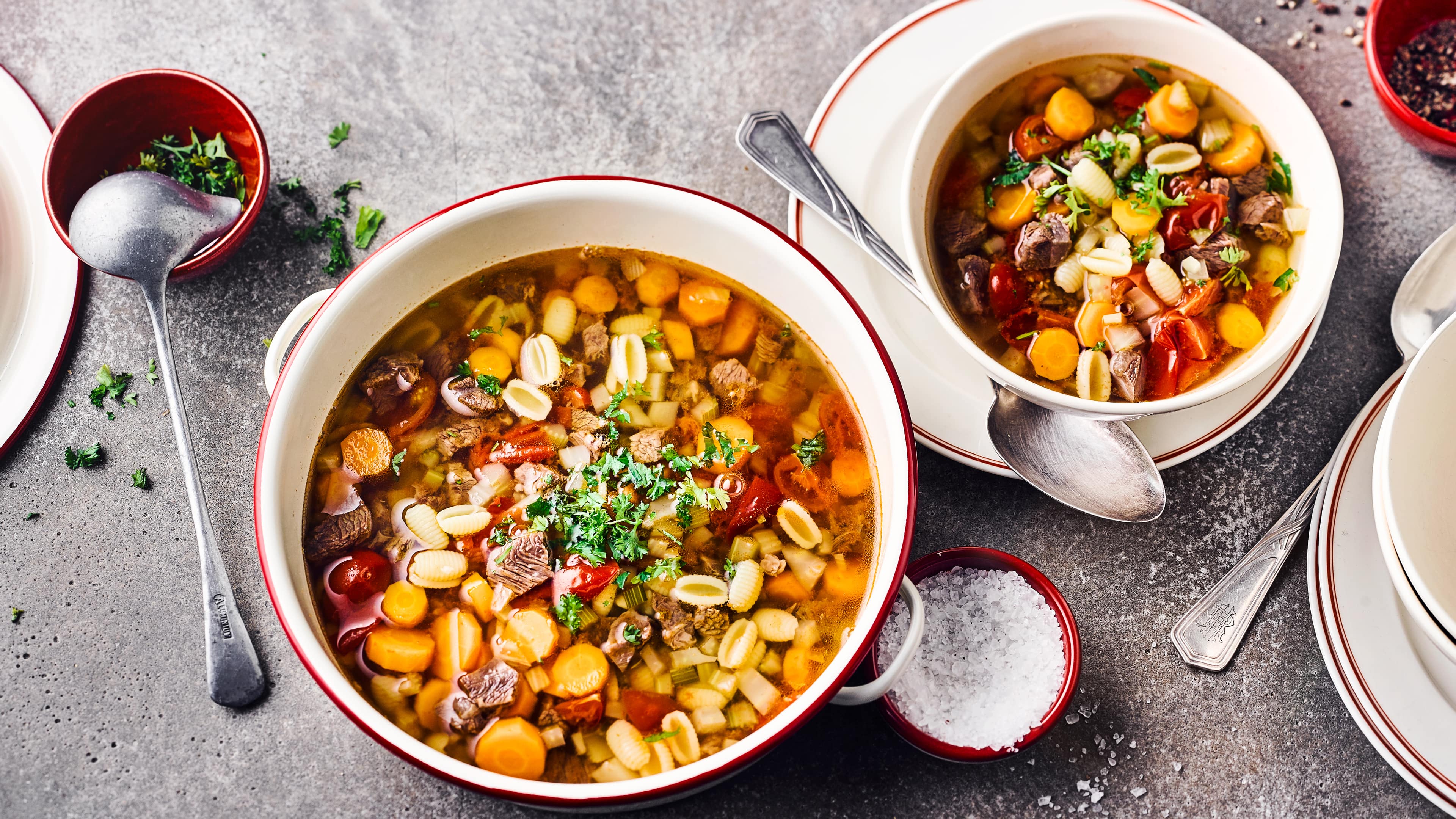 Nudel-Gemüsesuppe Nudel-Gemüsesuppe