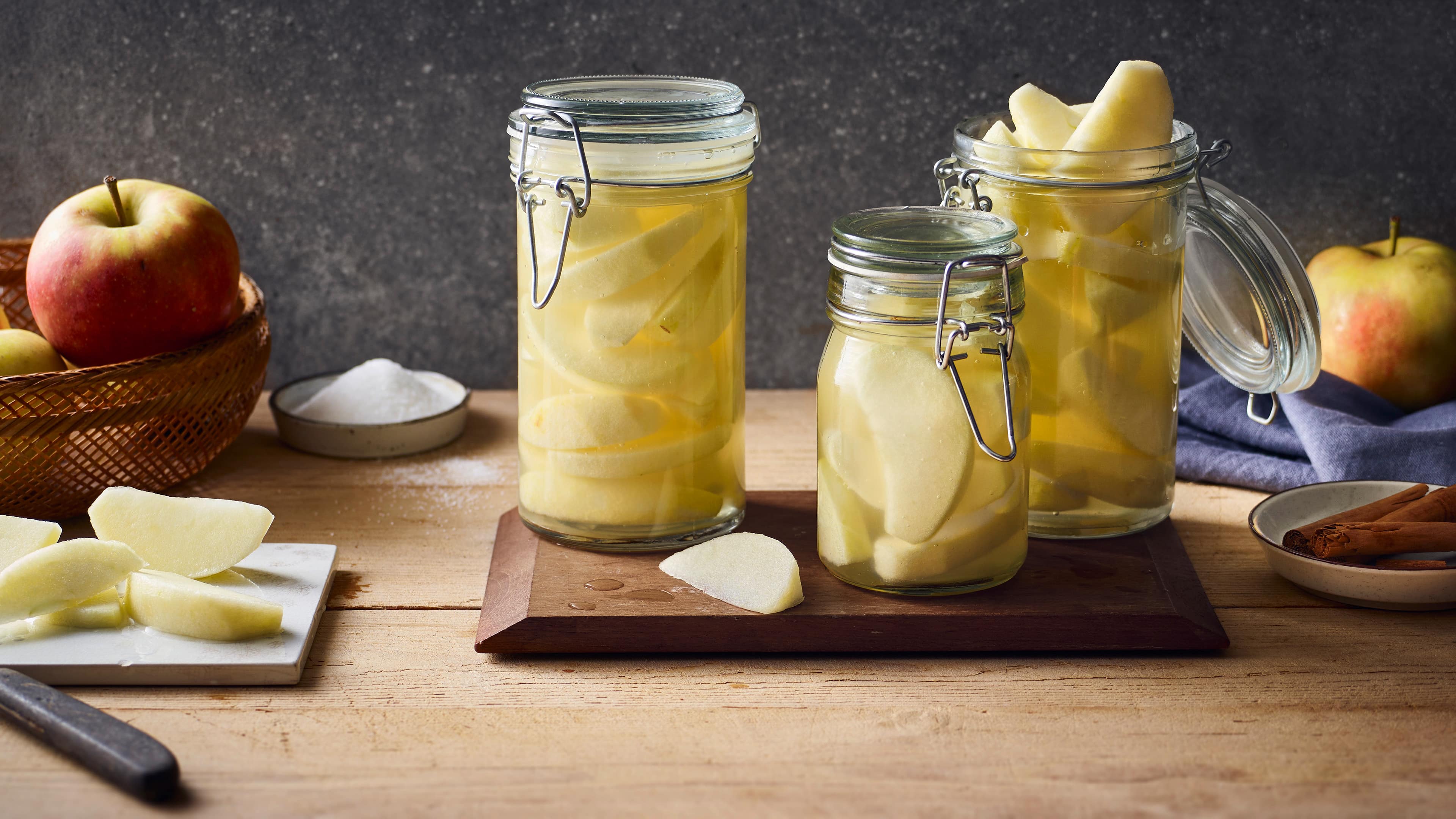 Äpfel einkochen Äpfel einkochen