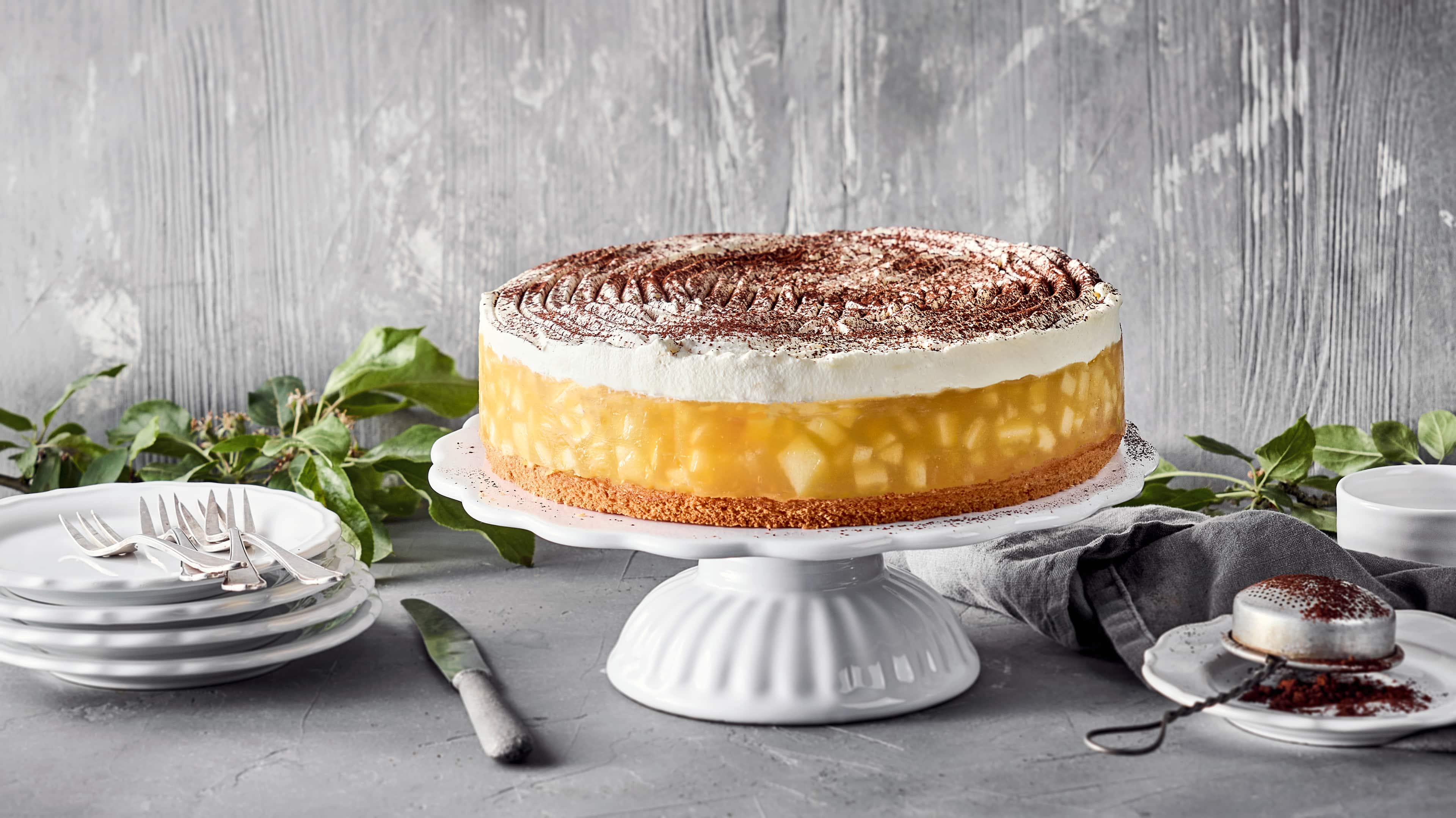 Apfel-Sahne-Torte Apfel-Sahne-Torte