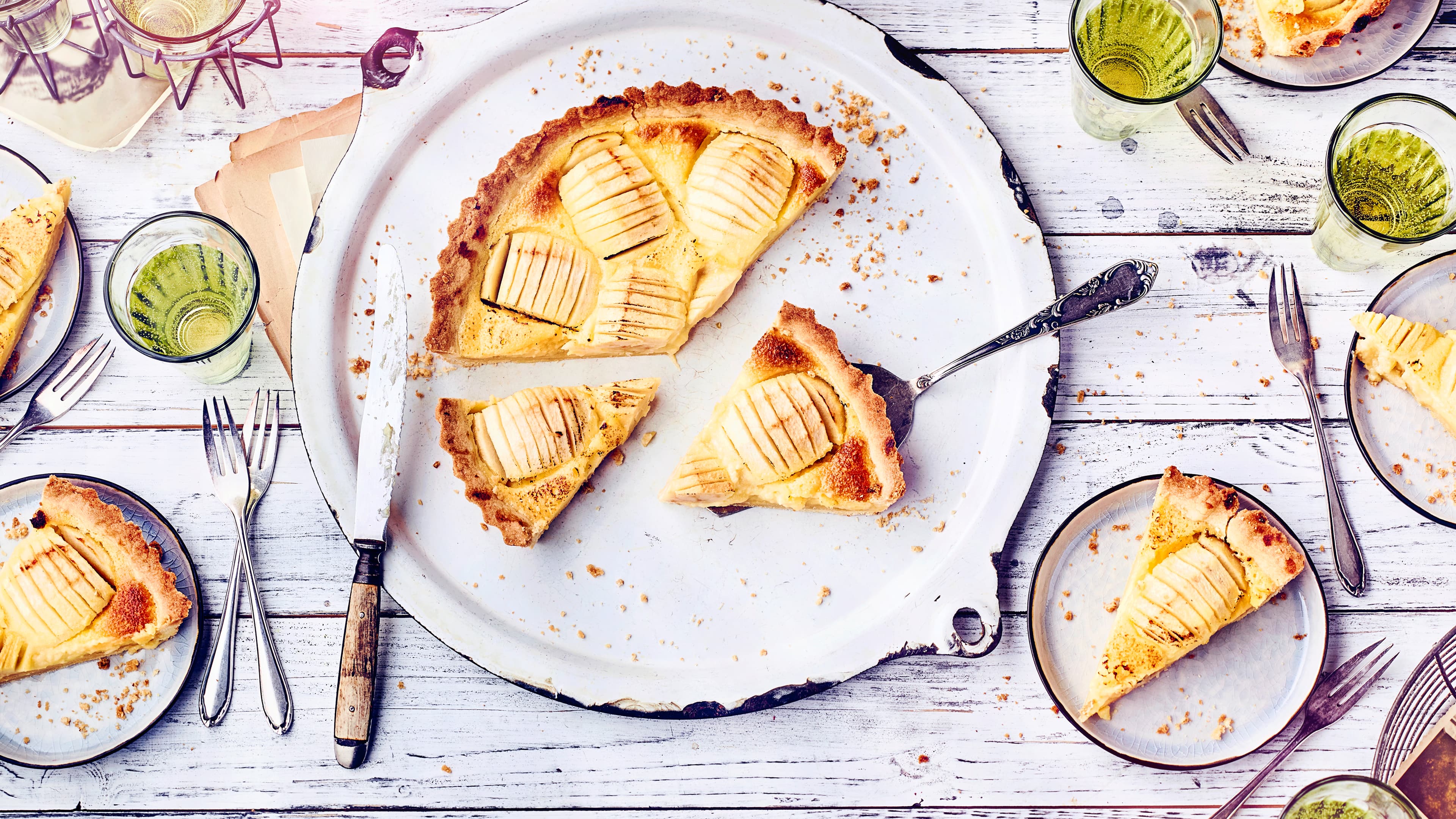 Apfelkuchen Elsässer Art Apfelkuchen Elsässer Art