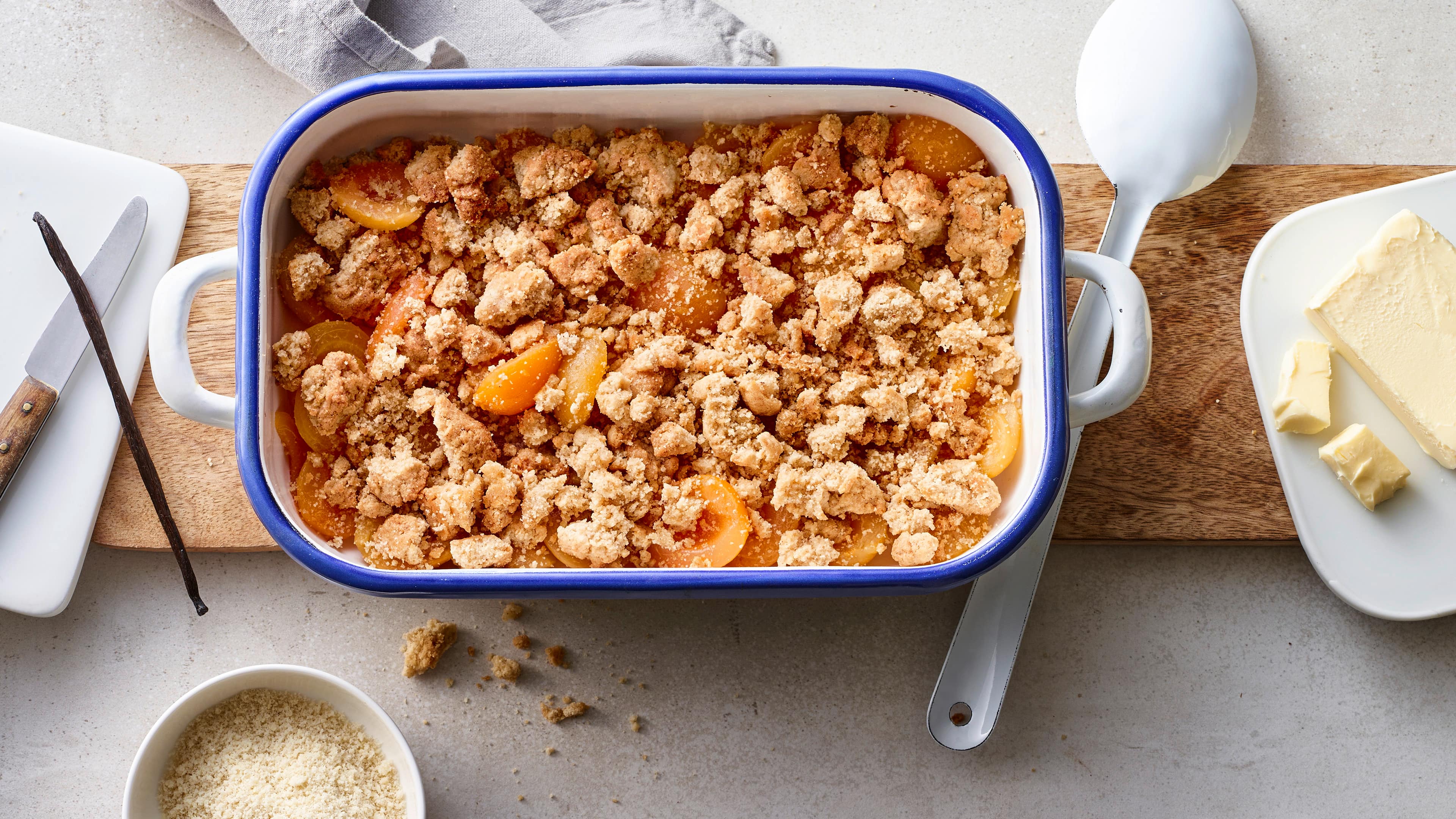 Aprikosen-Crumble Aprikosen-Crumble