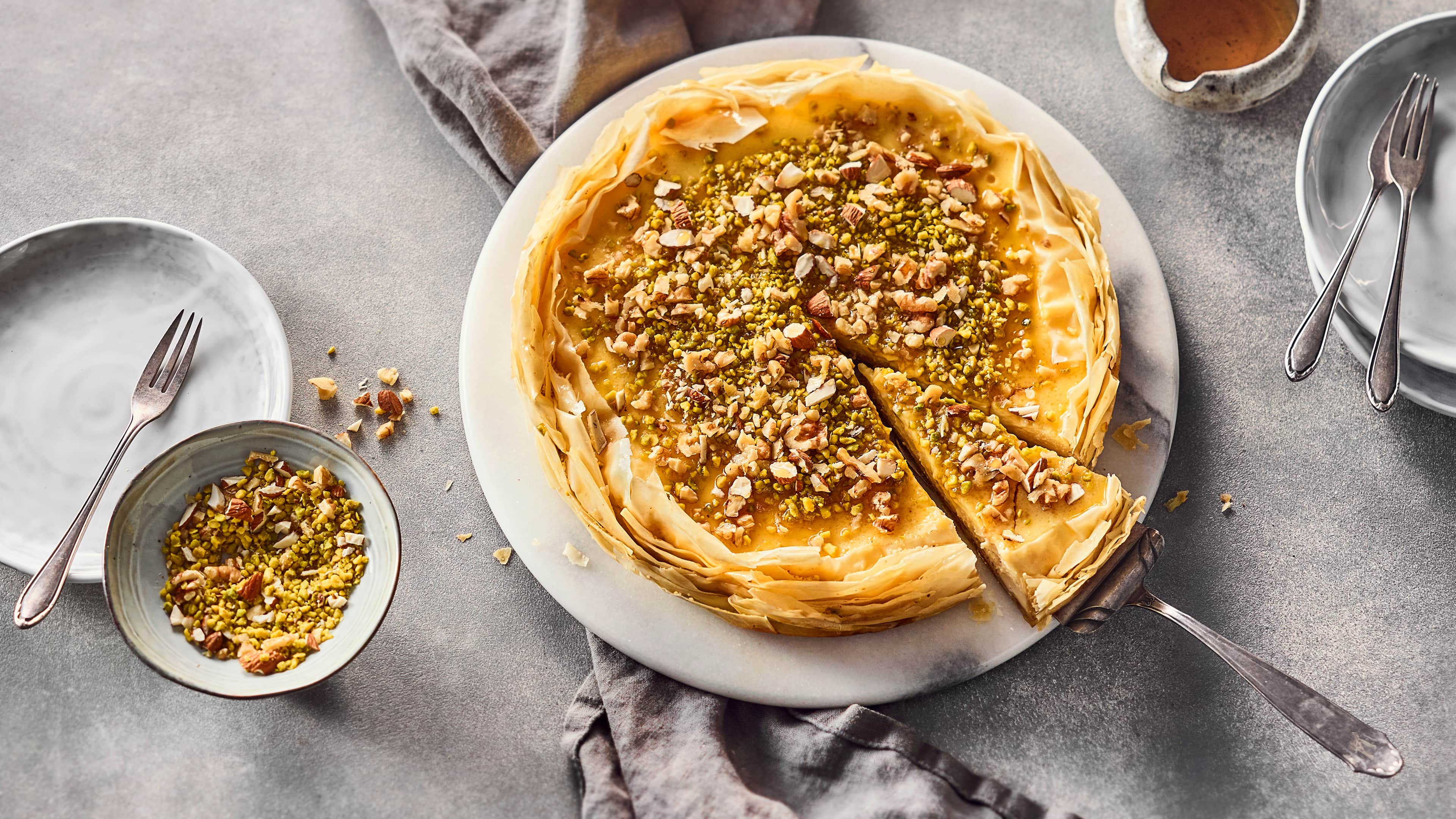 Baklava Cheesecake Baklava Cheesecake