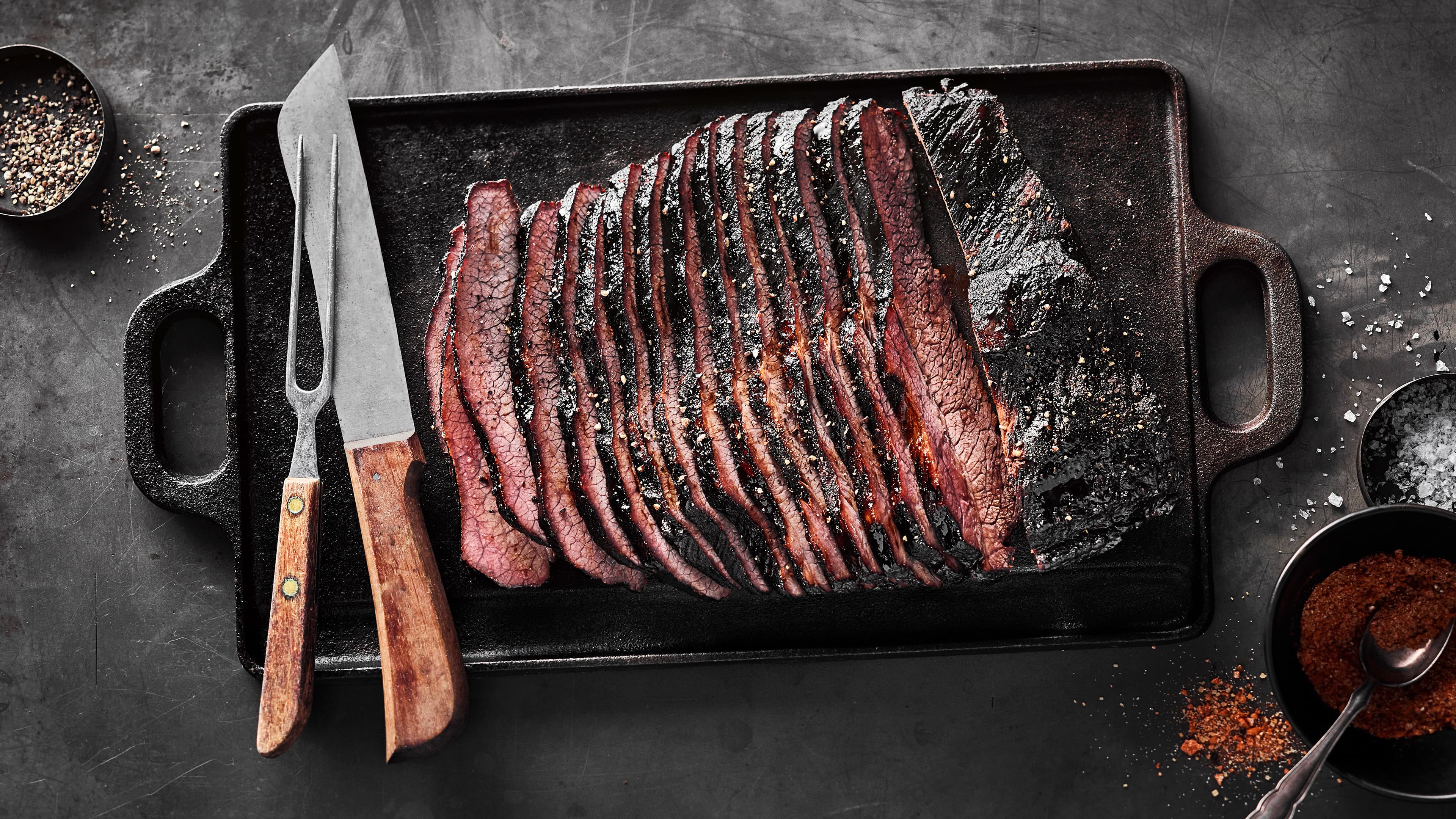 Beef Brisket aus dem Smoker Beef Brisket aus dem Smoker