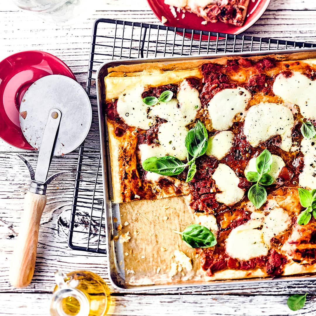 Blätterteigpizza